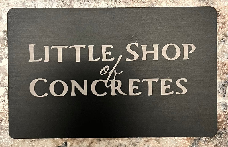 Little Shop of Concretes