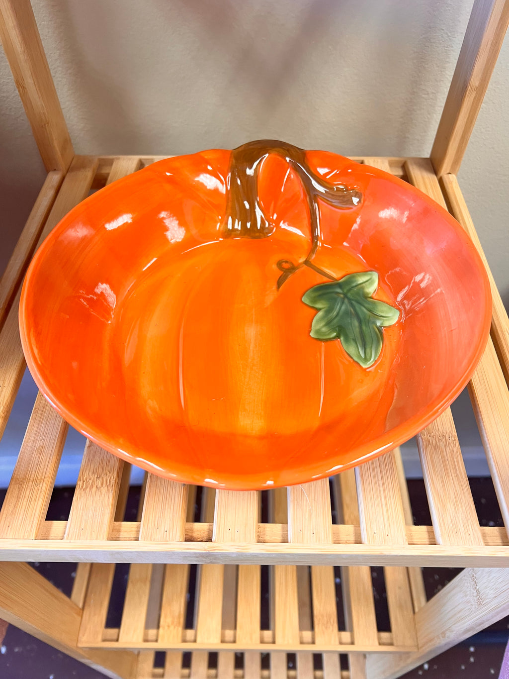Pumpkin Serving Bowl