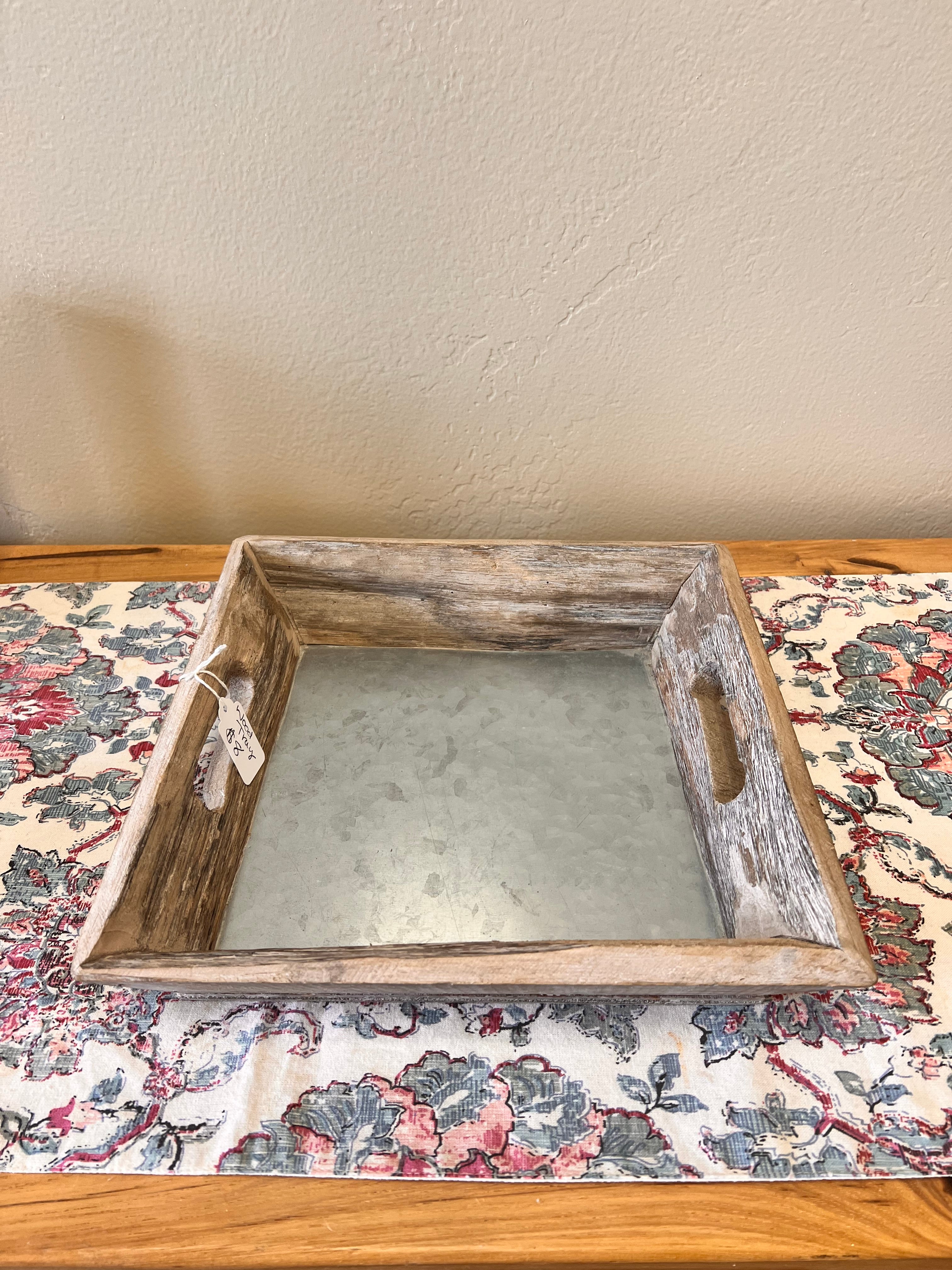 Wood Decorative Tray
