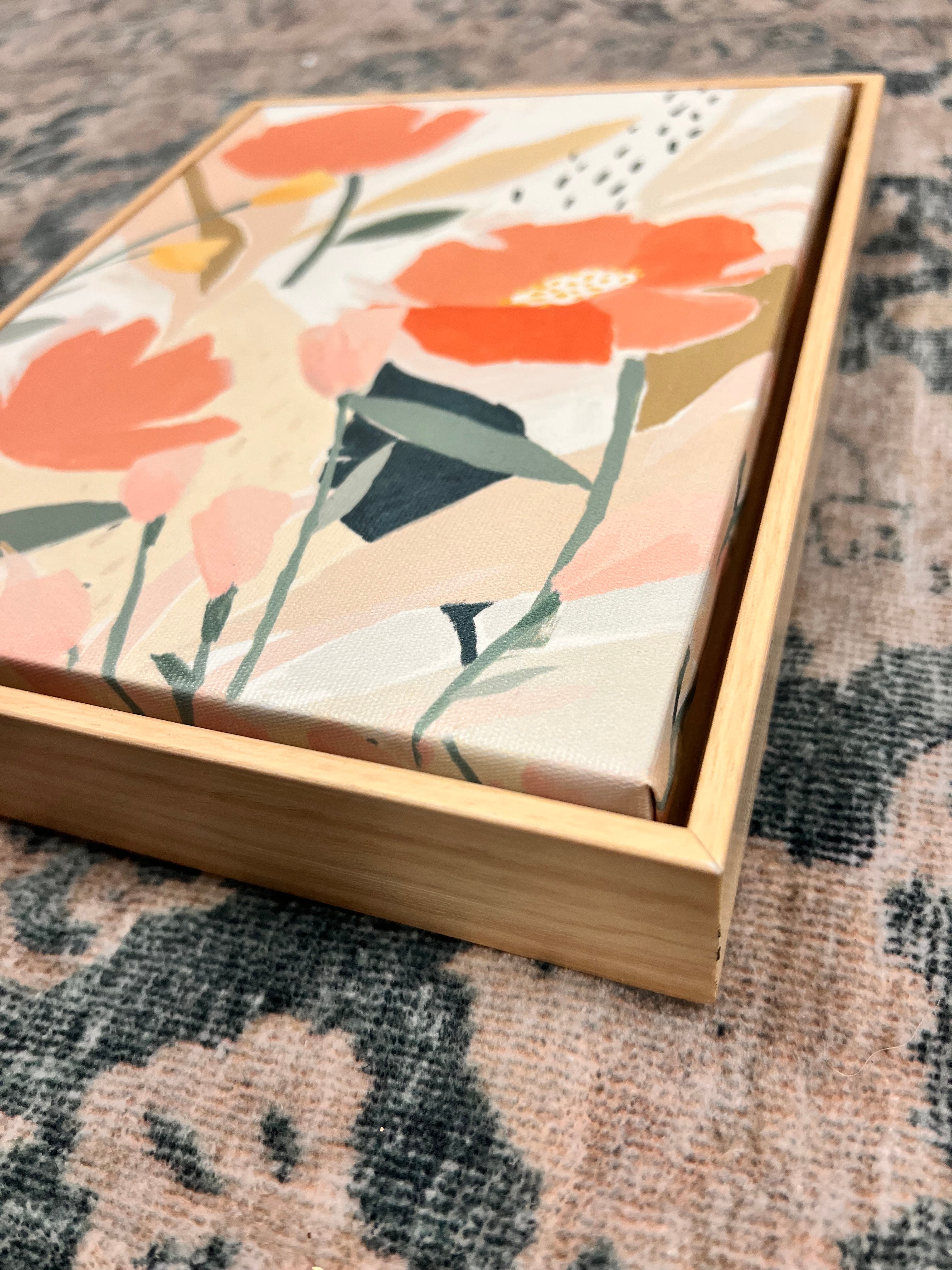 Floral Framed Canvas 2