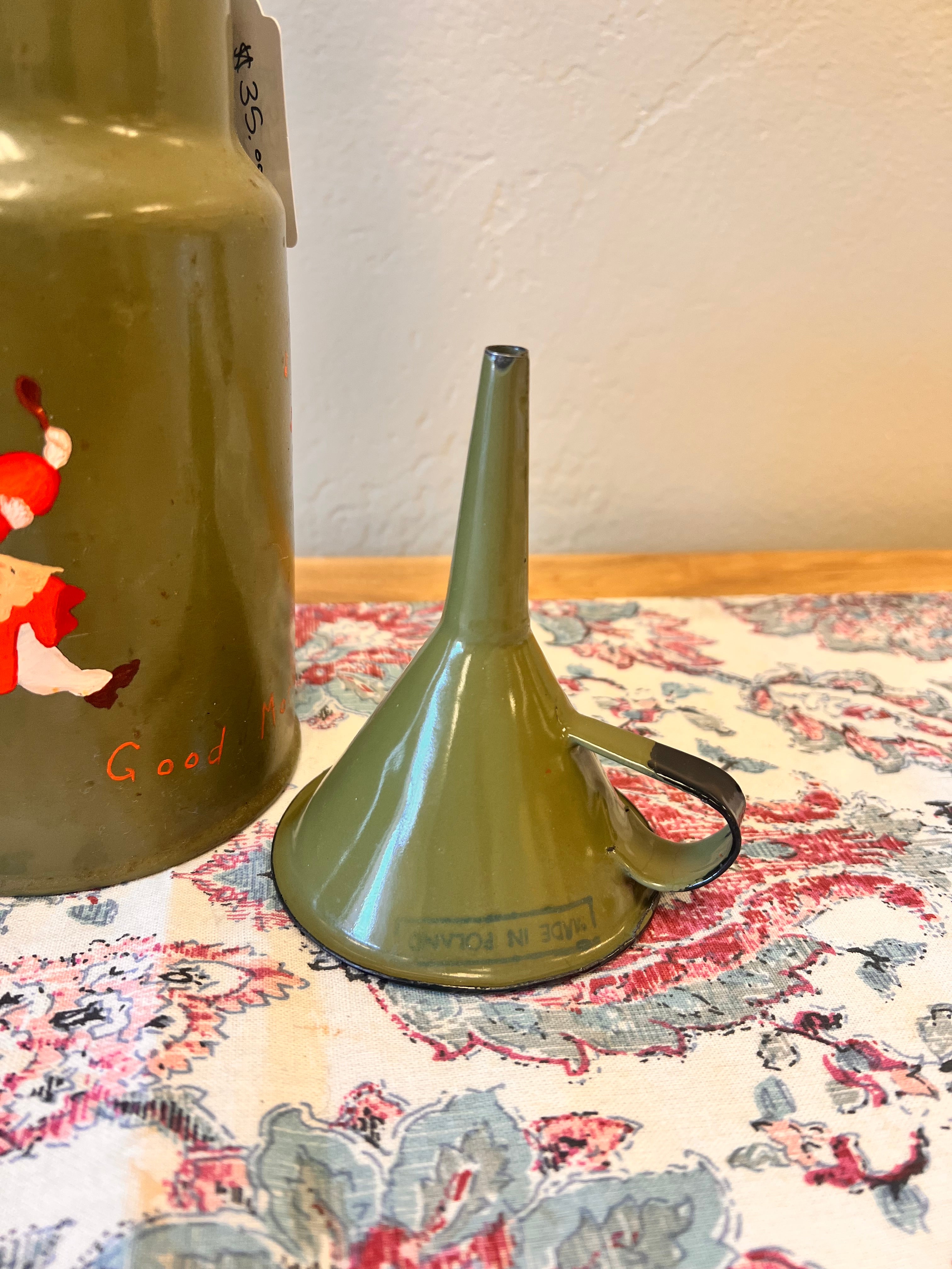 Vintage Enamel Set Made in Poland