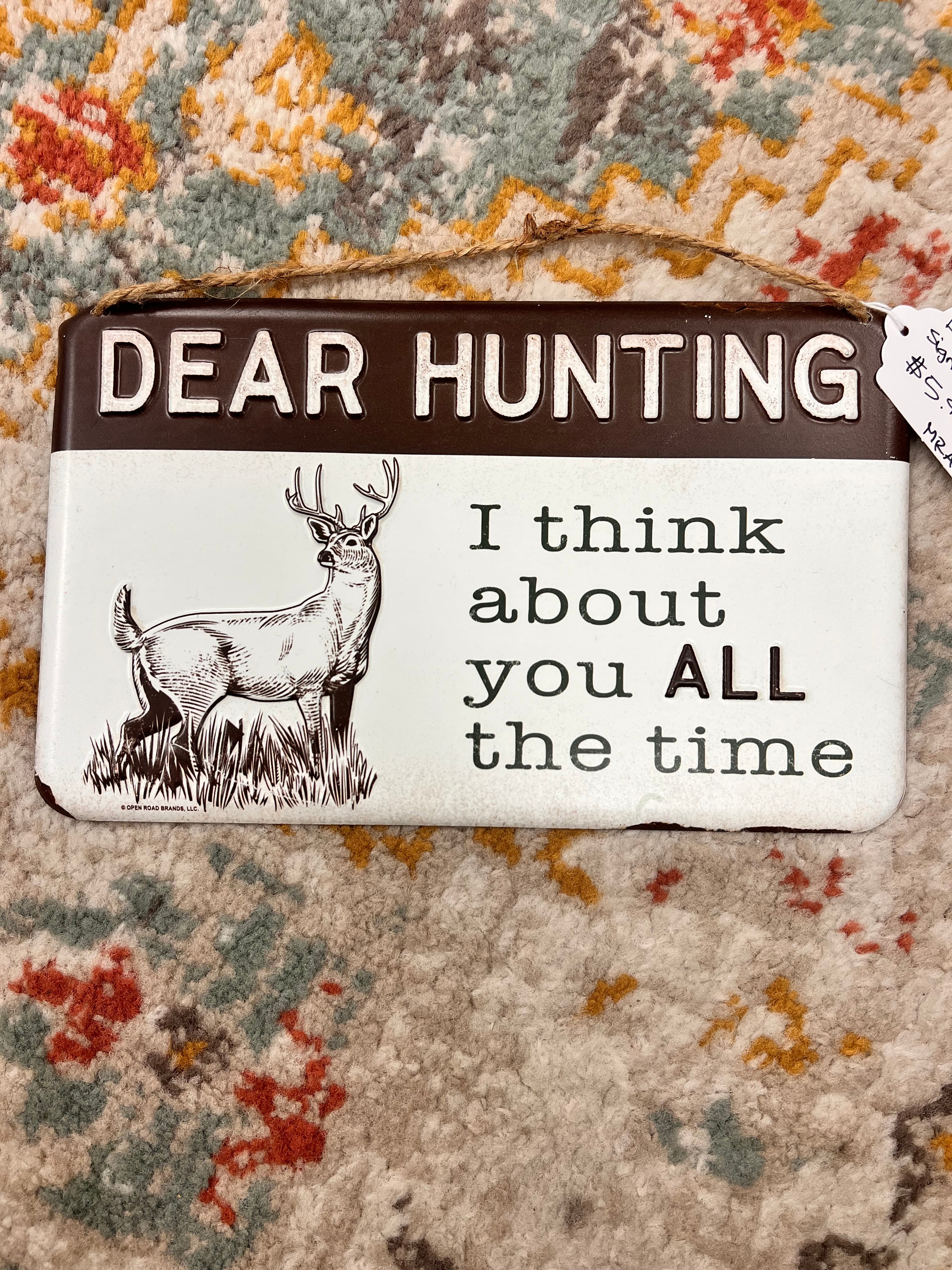 Deer Hunting Sign