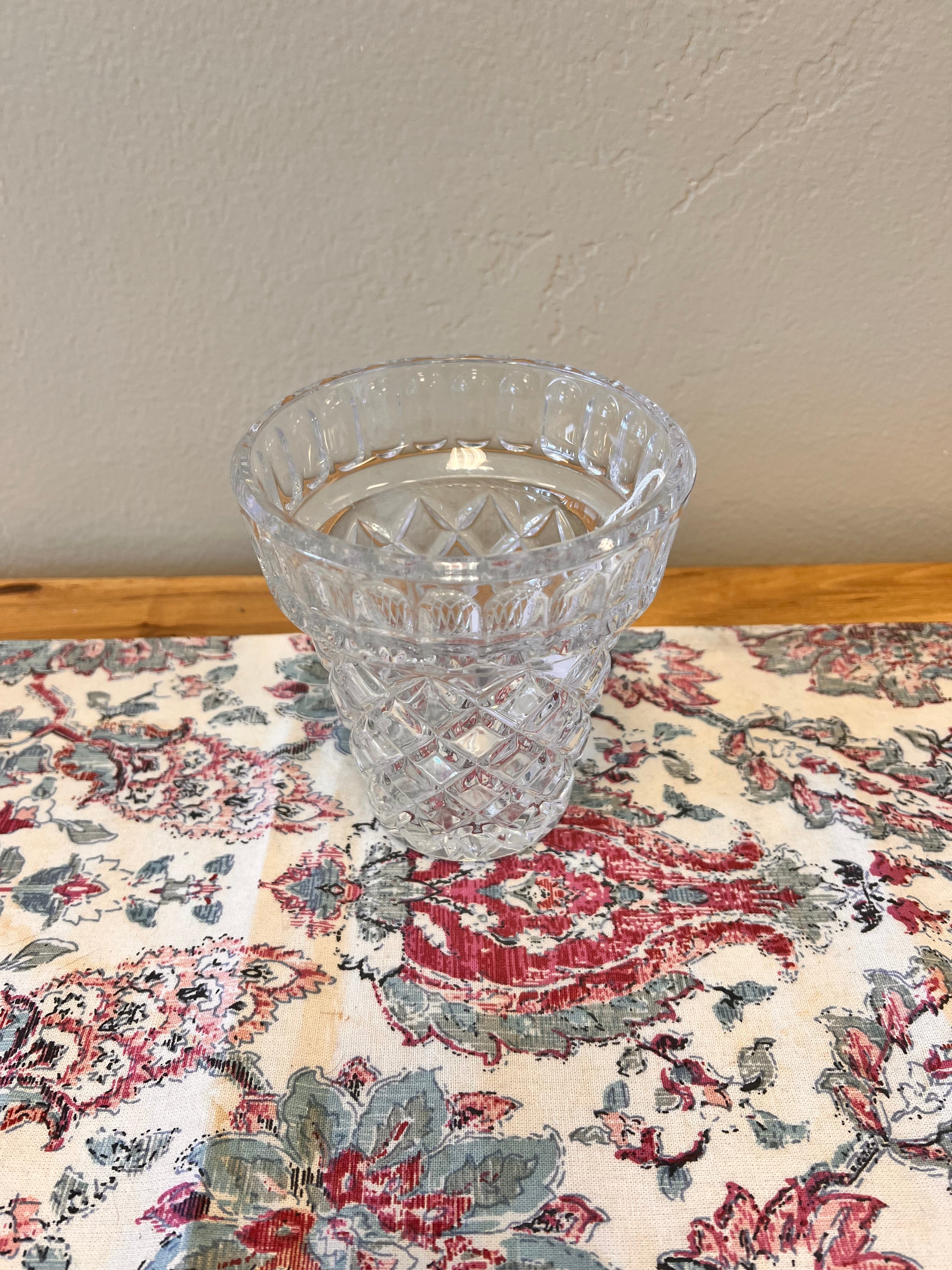 Vintage Heavy Crystal Vase