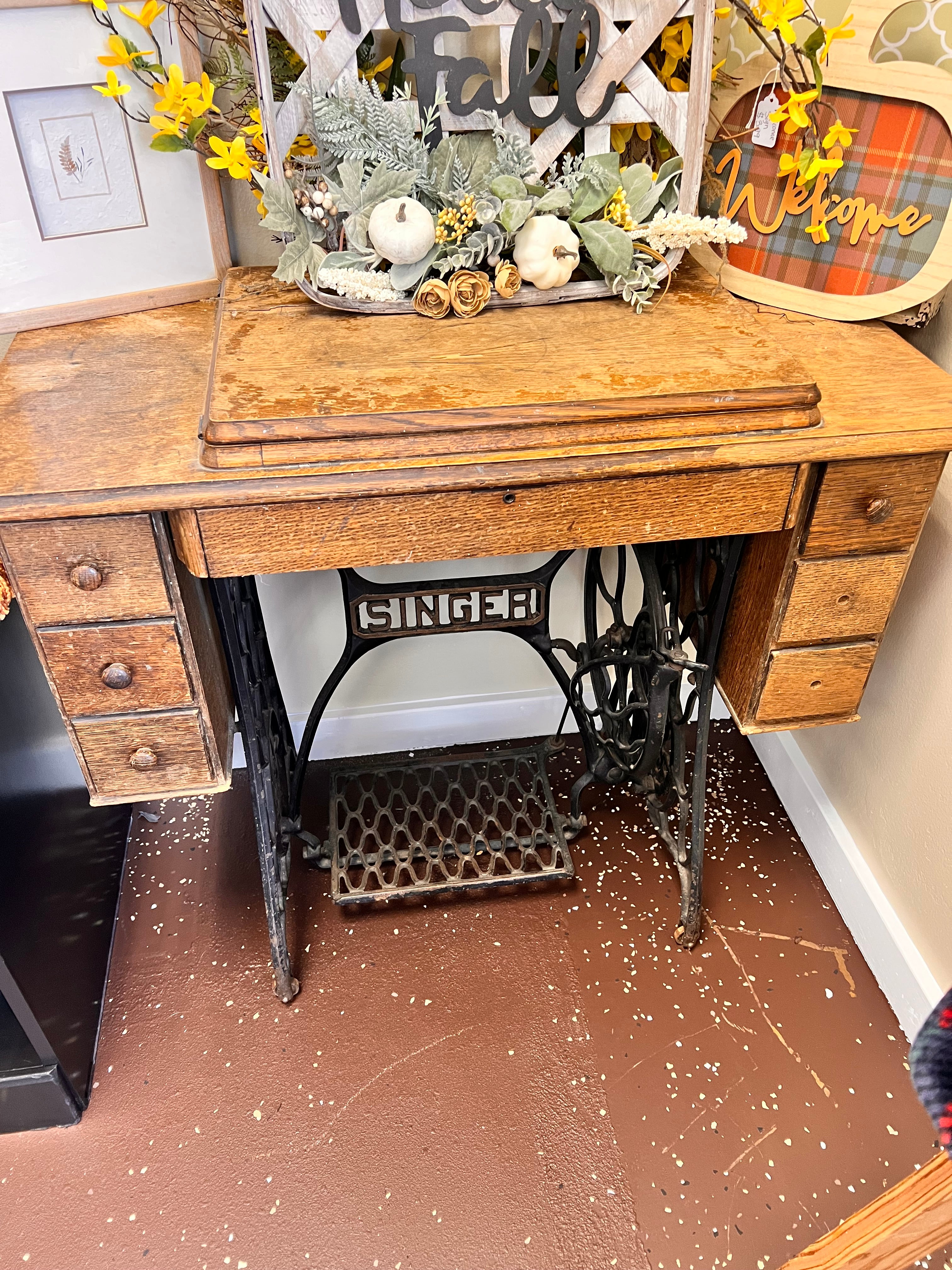 Antique Sewing Table