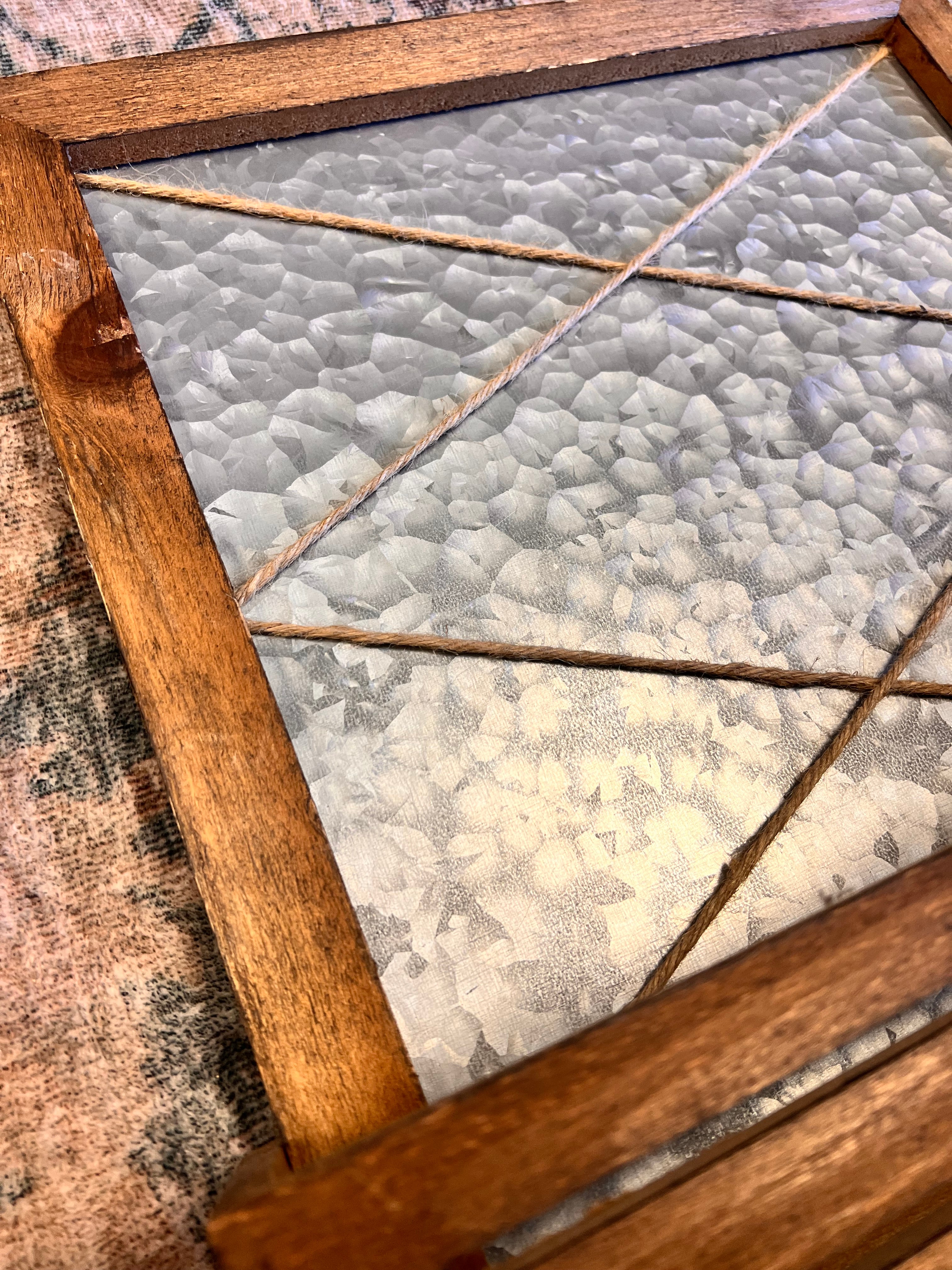 Wood/Galvanized Wall Decor