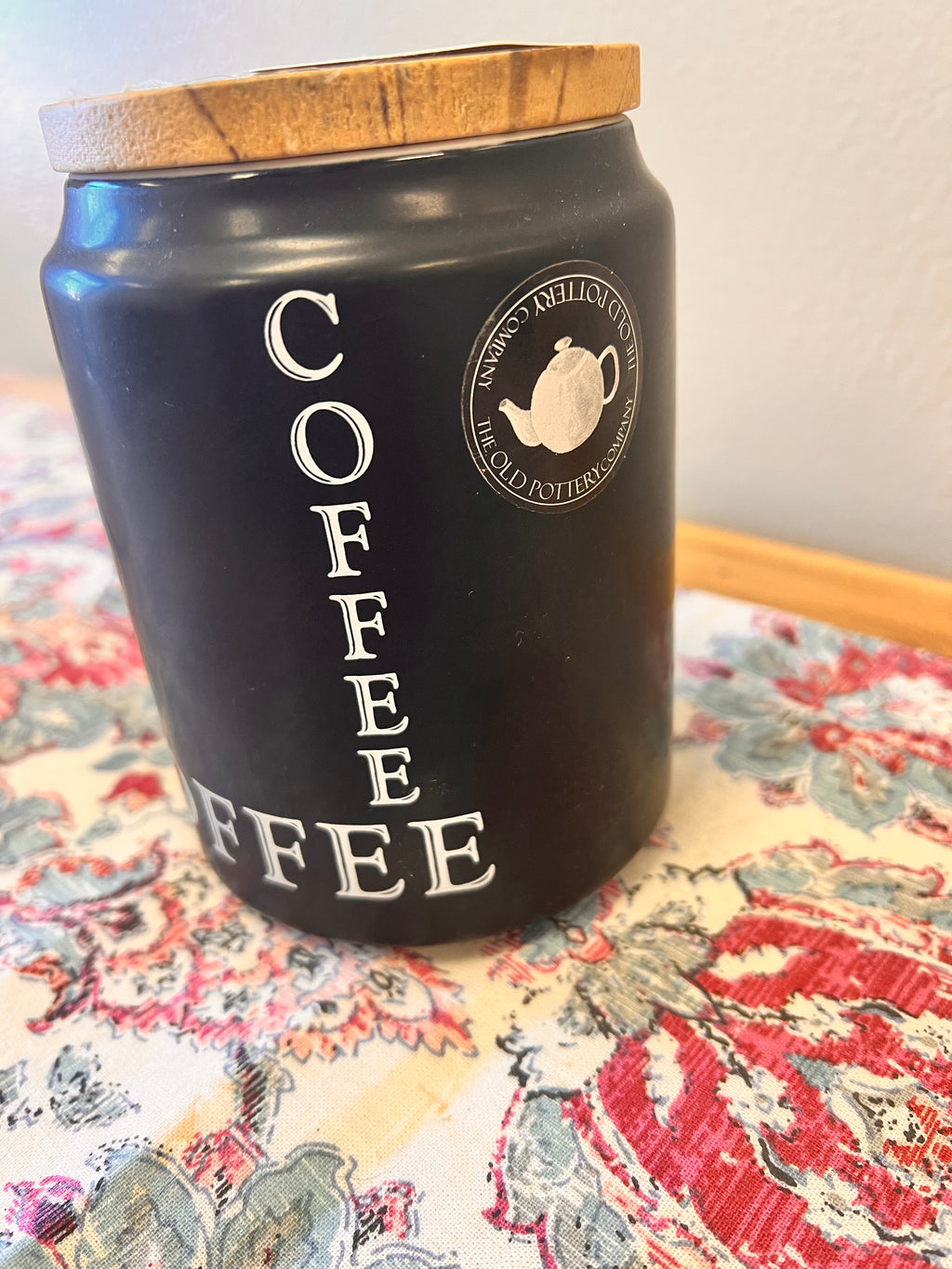 Old Pottery Company Coffee Canister