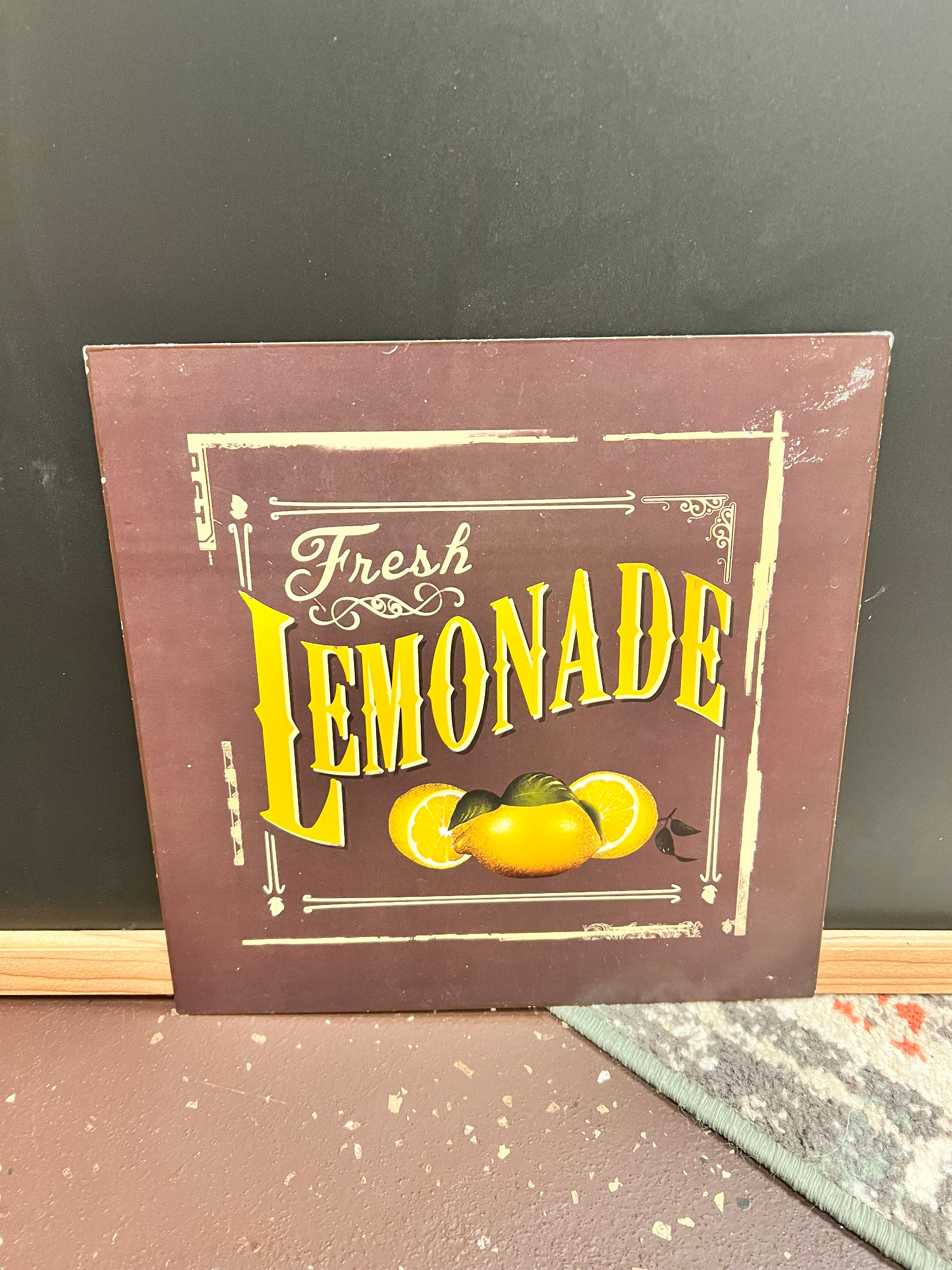 Lemonade Sign