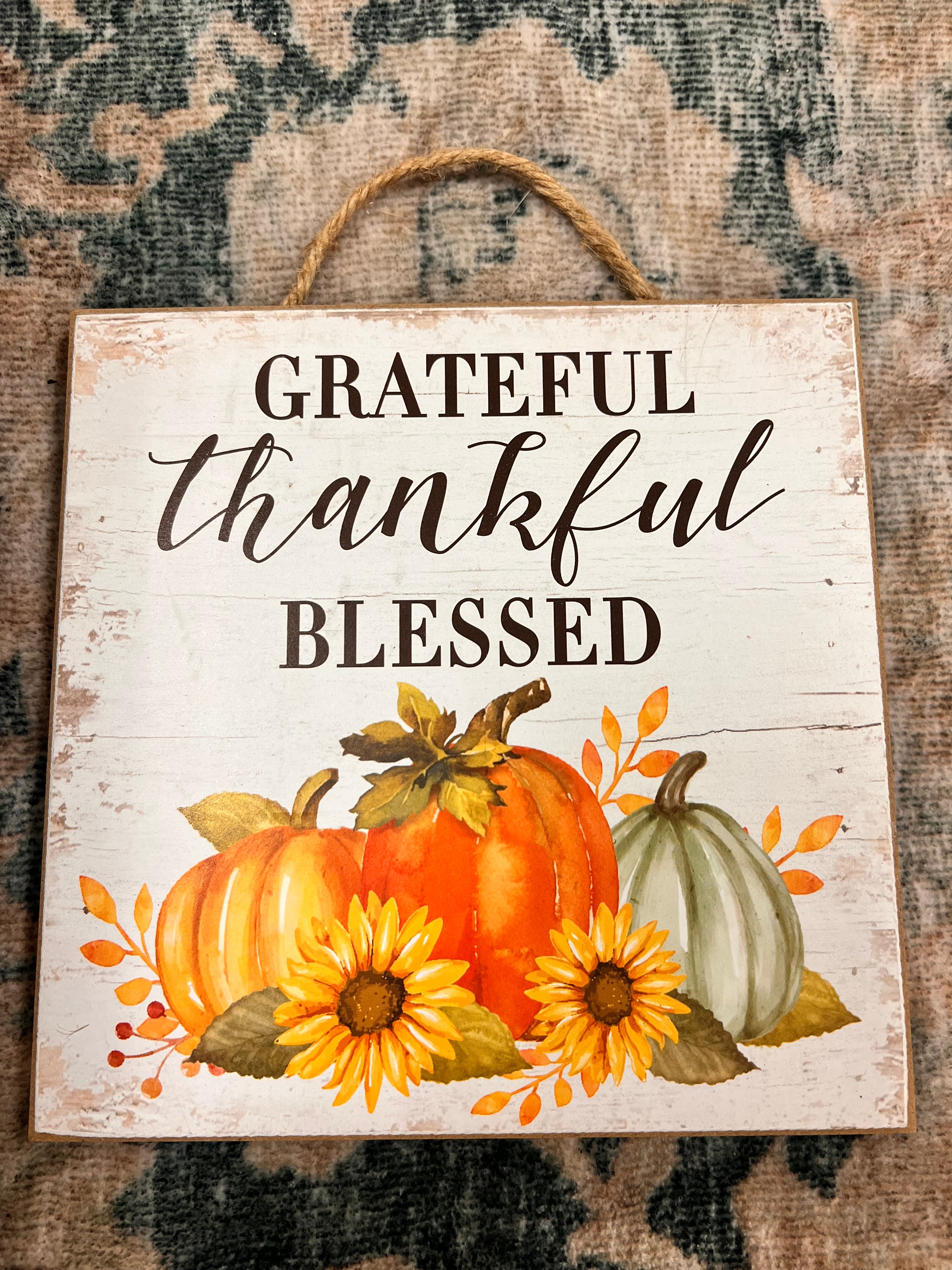 Grateful Fall Sign