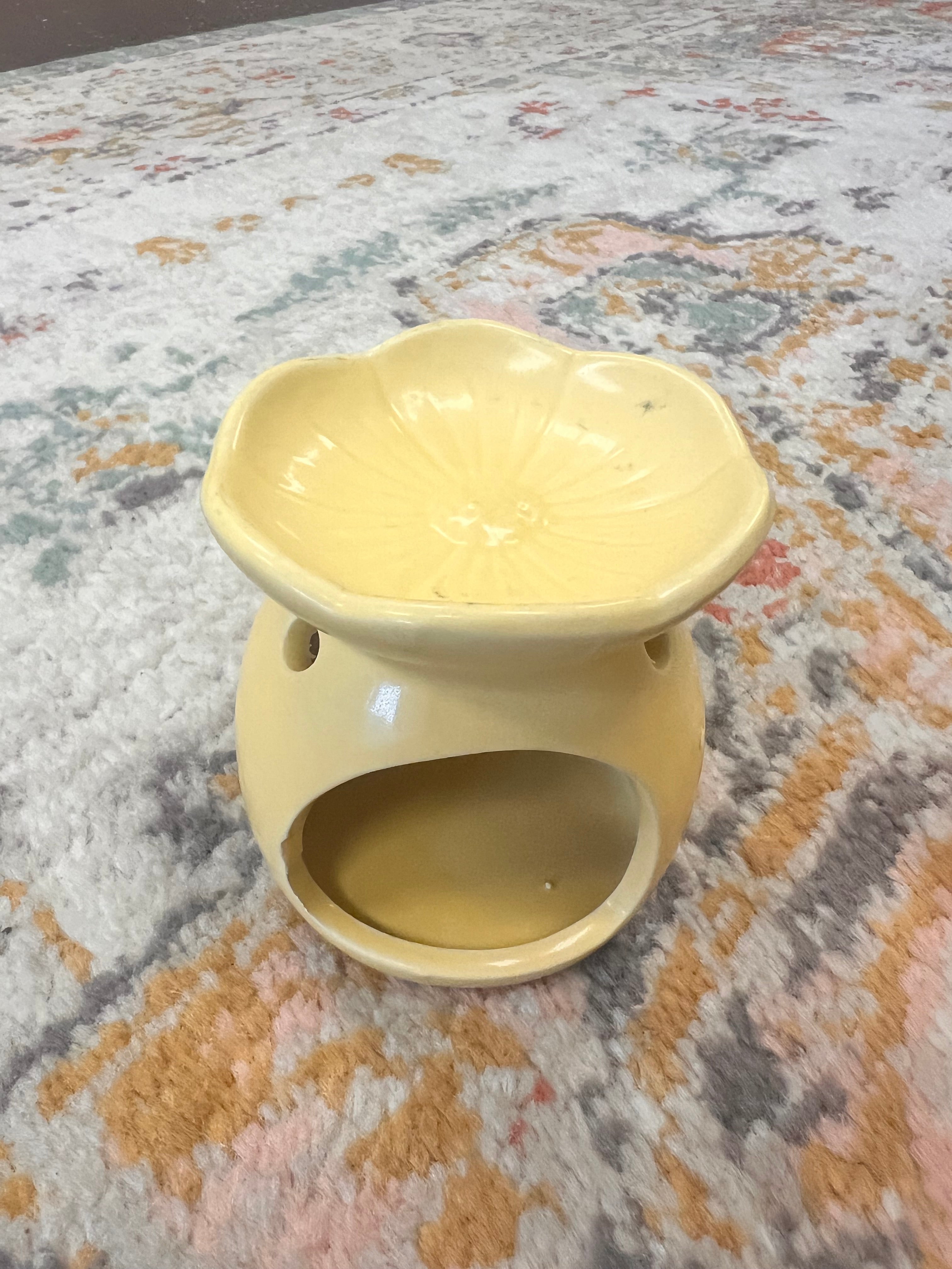 Yellow Candle Holder