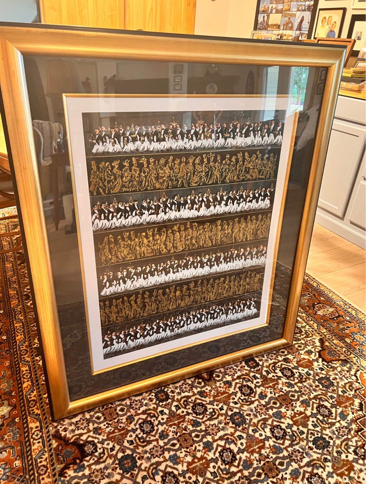 Guy Buffet Ball of the Century Limited Edition Framed Lithograph Signed & Numbered