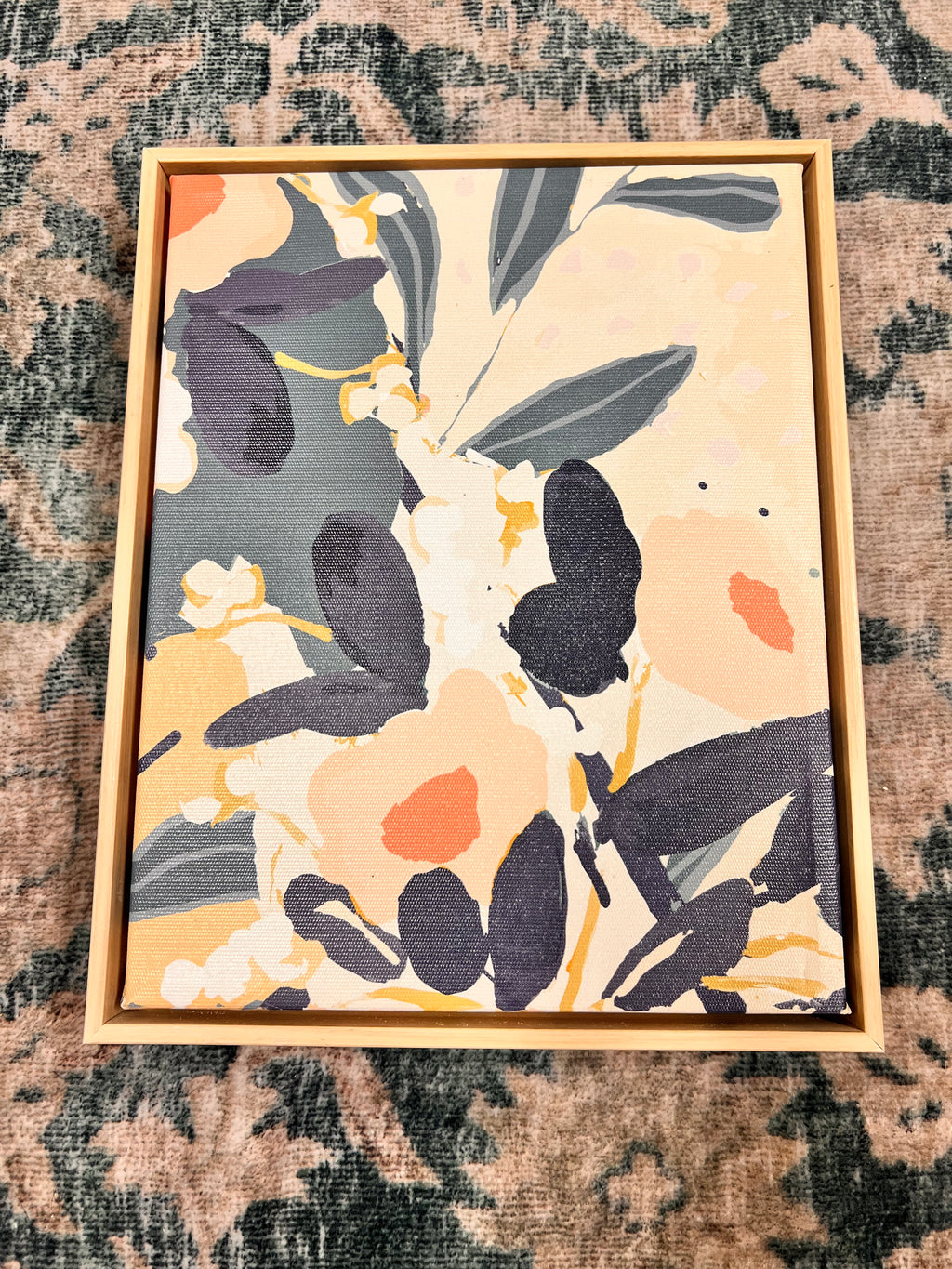 Floral Framed Canvas