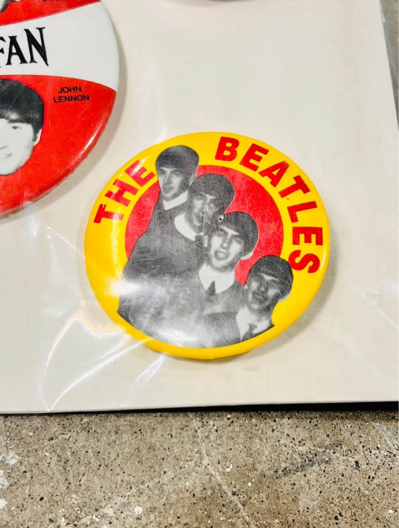 VTG Beatles Pins
