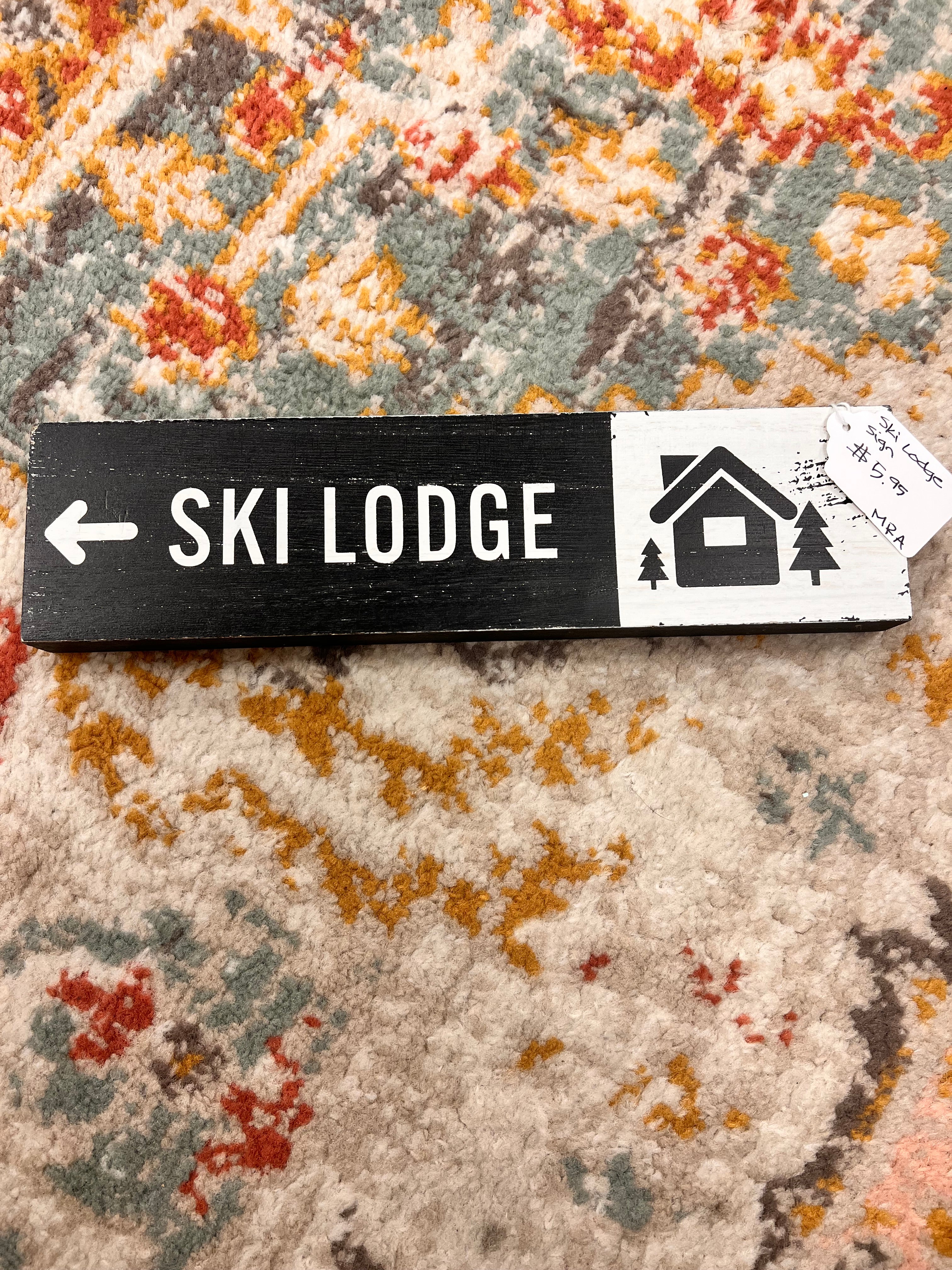 Ski Lodge Sign