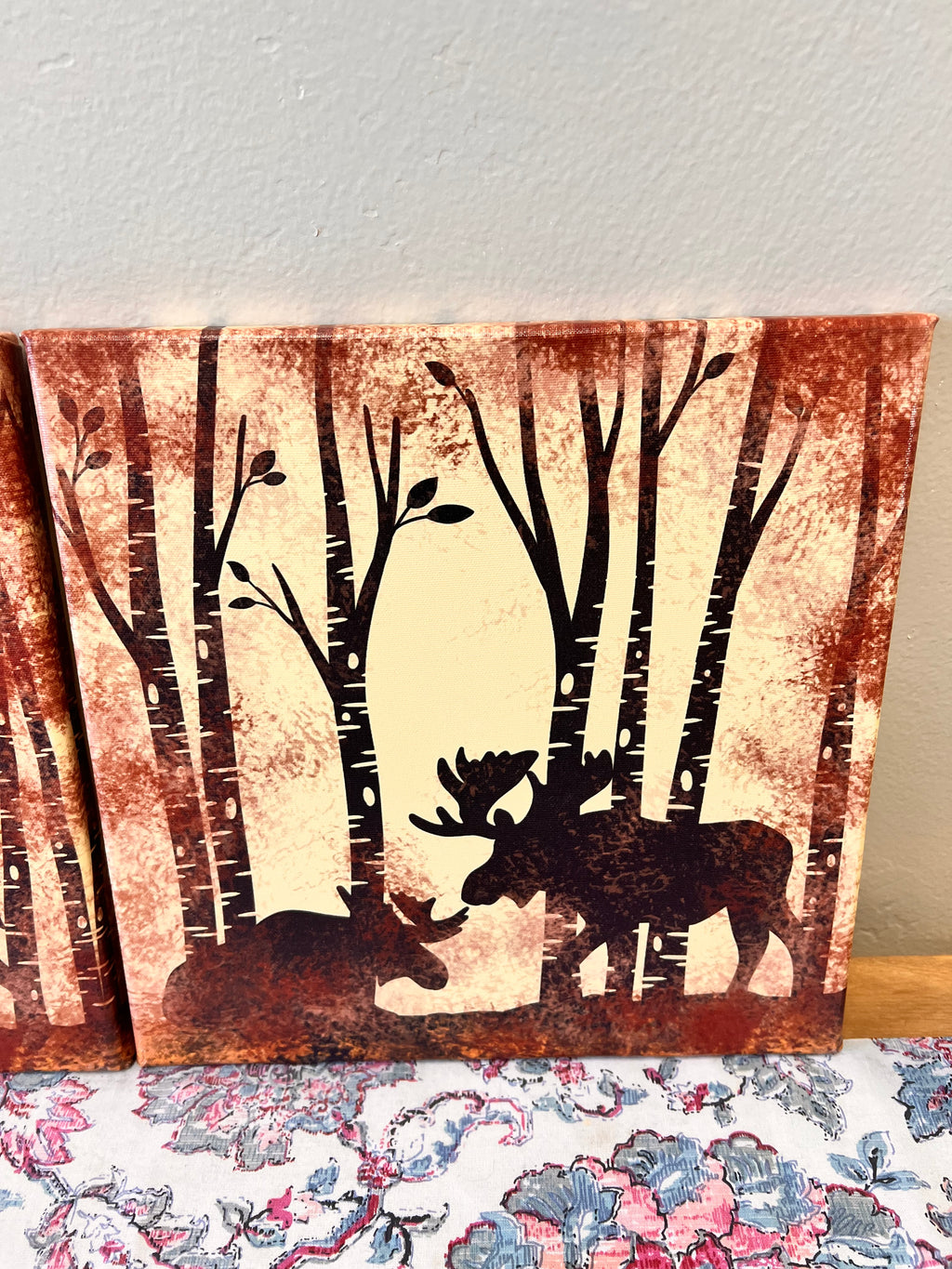 Animal Square Canvas Set of 3