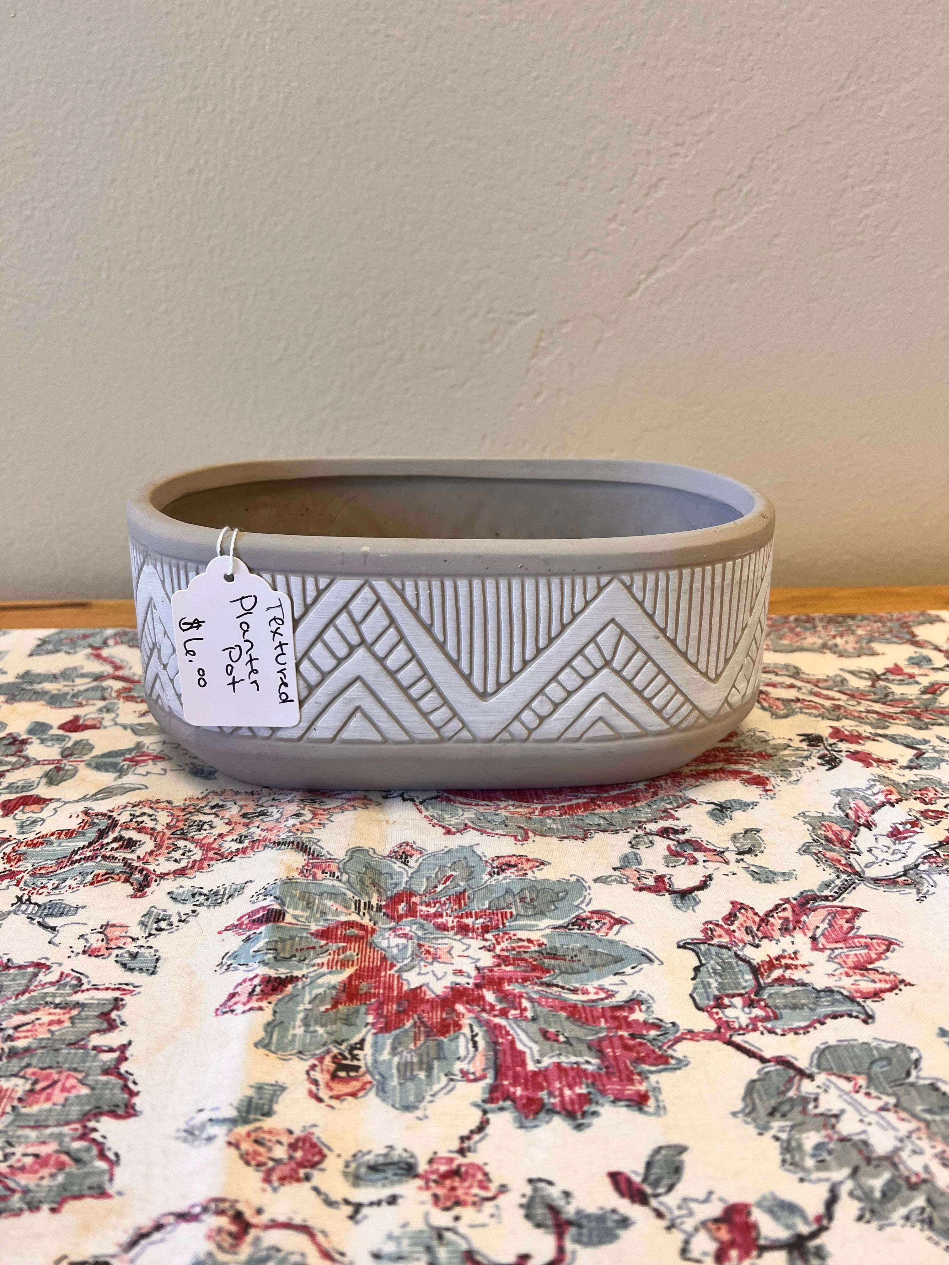 Textured Planter Pot