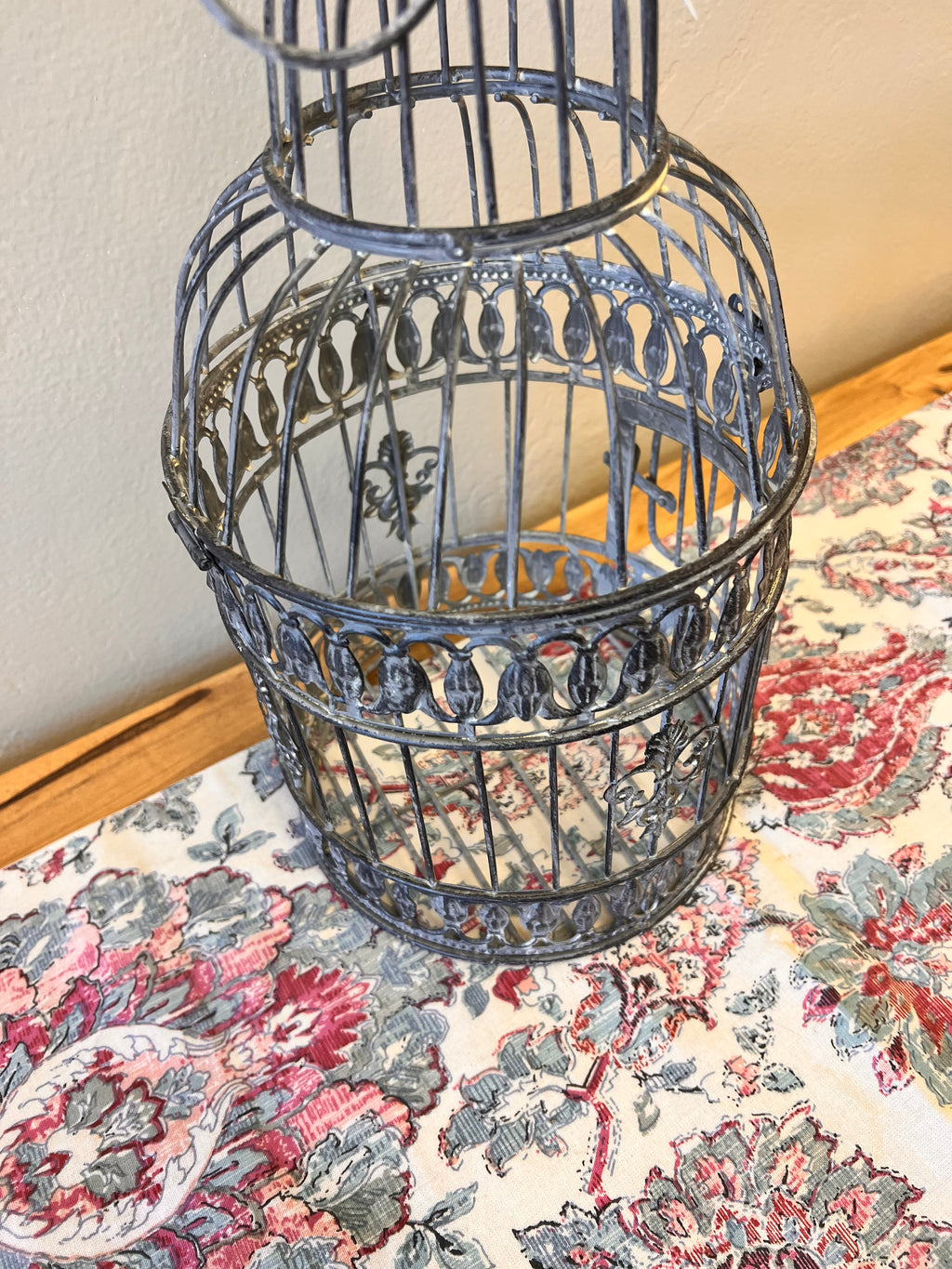 Large Metal Birdcage Decor