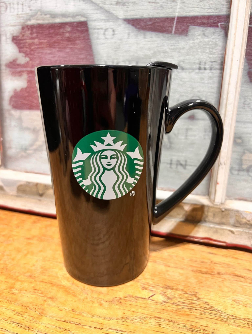 Starbucks Ceramic 14 oz Coffee Cup Travel Mug Set