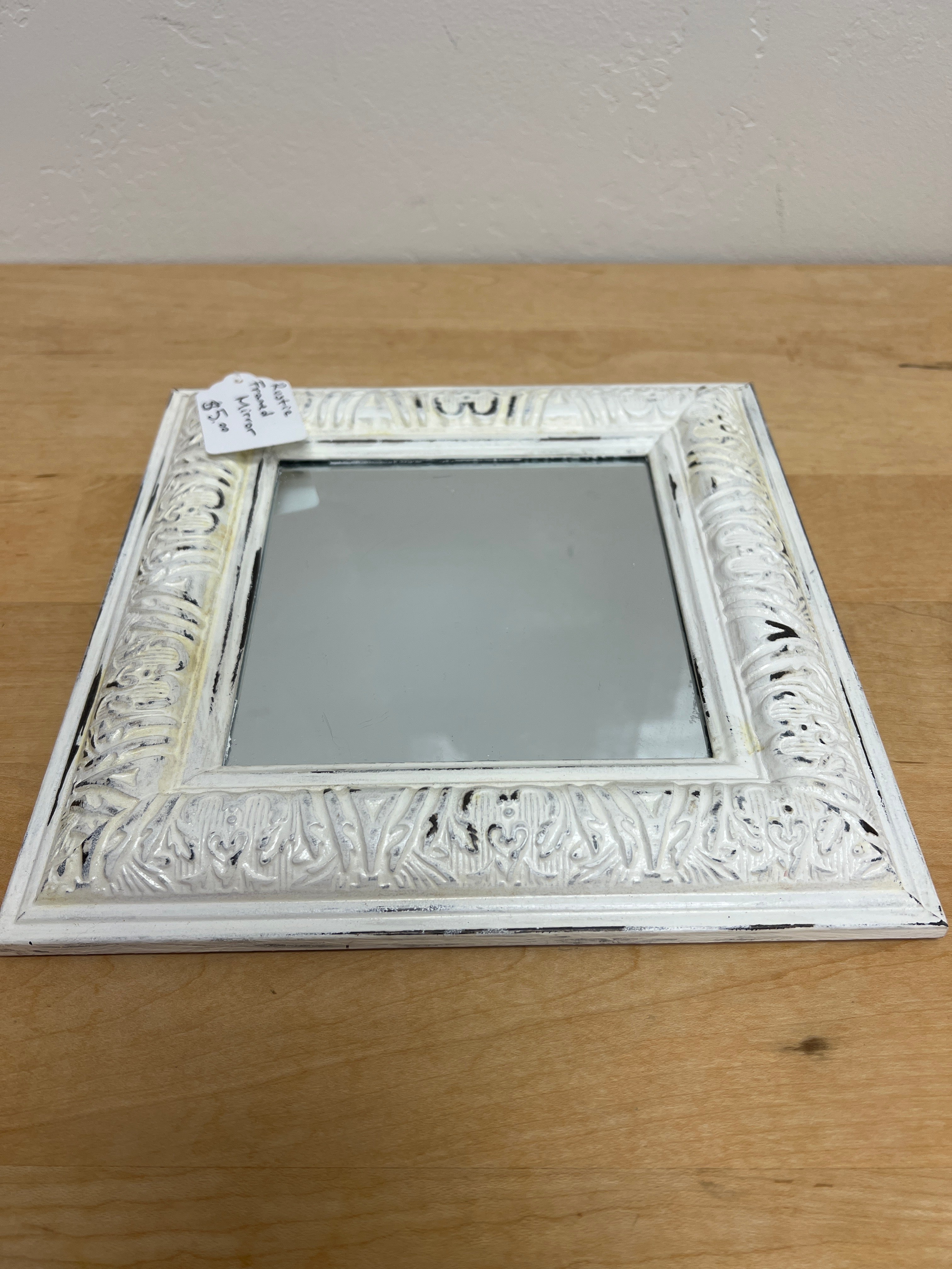 Rustic Framed Mirror