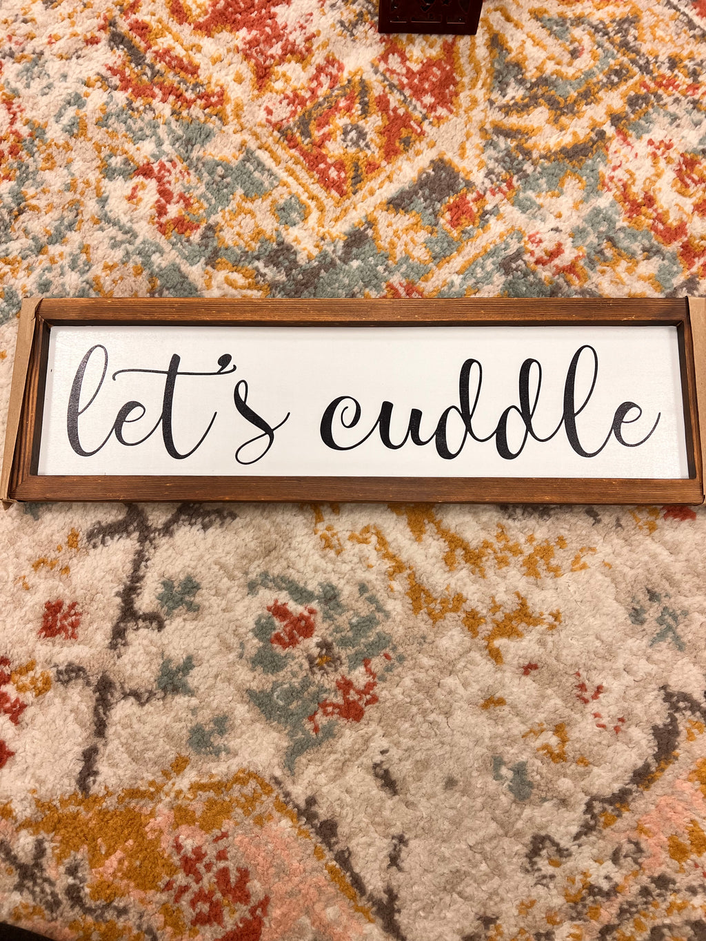 Let’s Cuddle Sign
