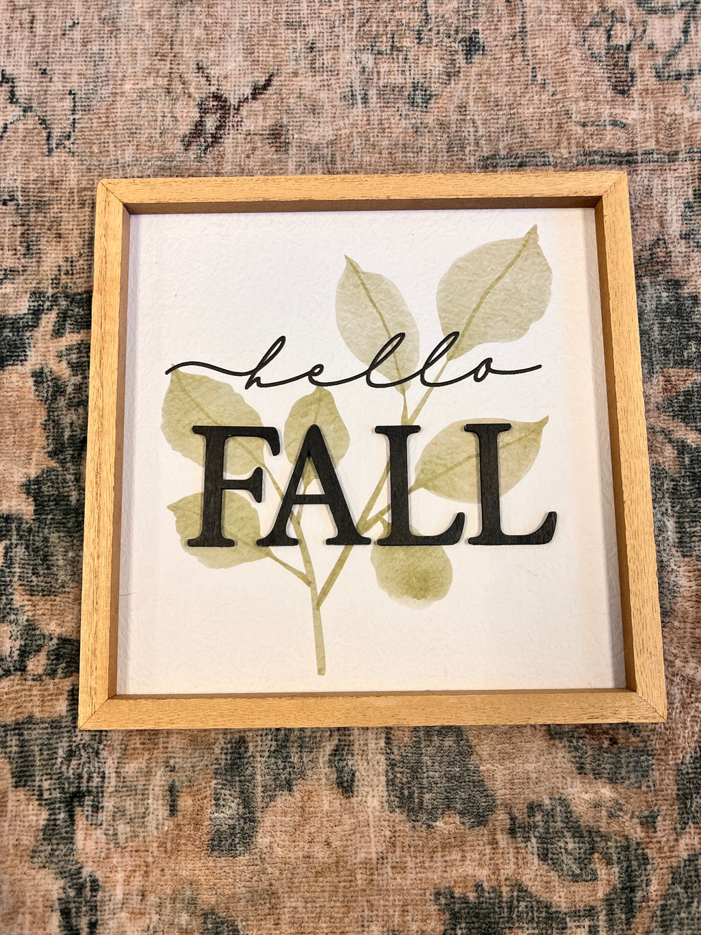 Hello Fall Sign