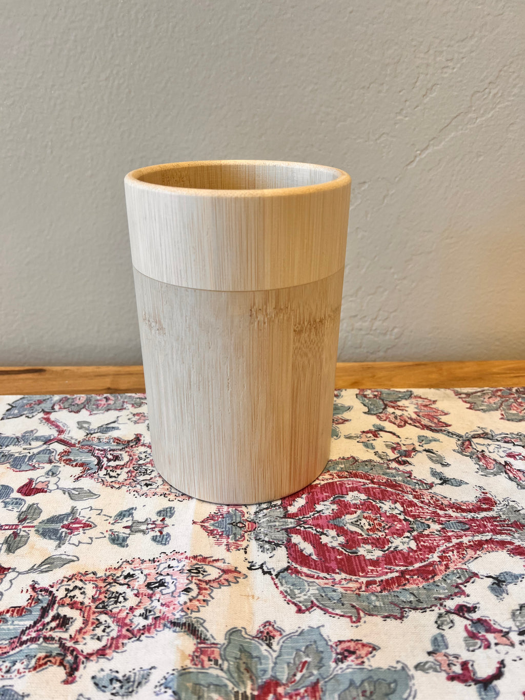 Bamboo Utensil Holder Set