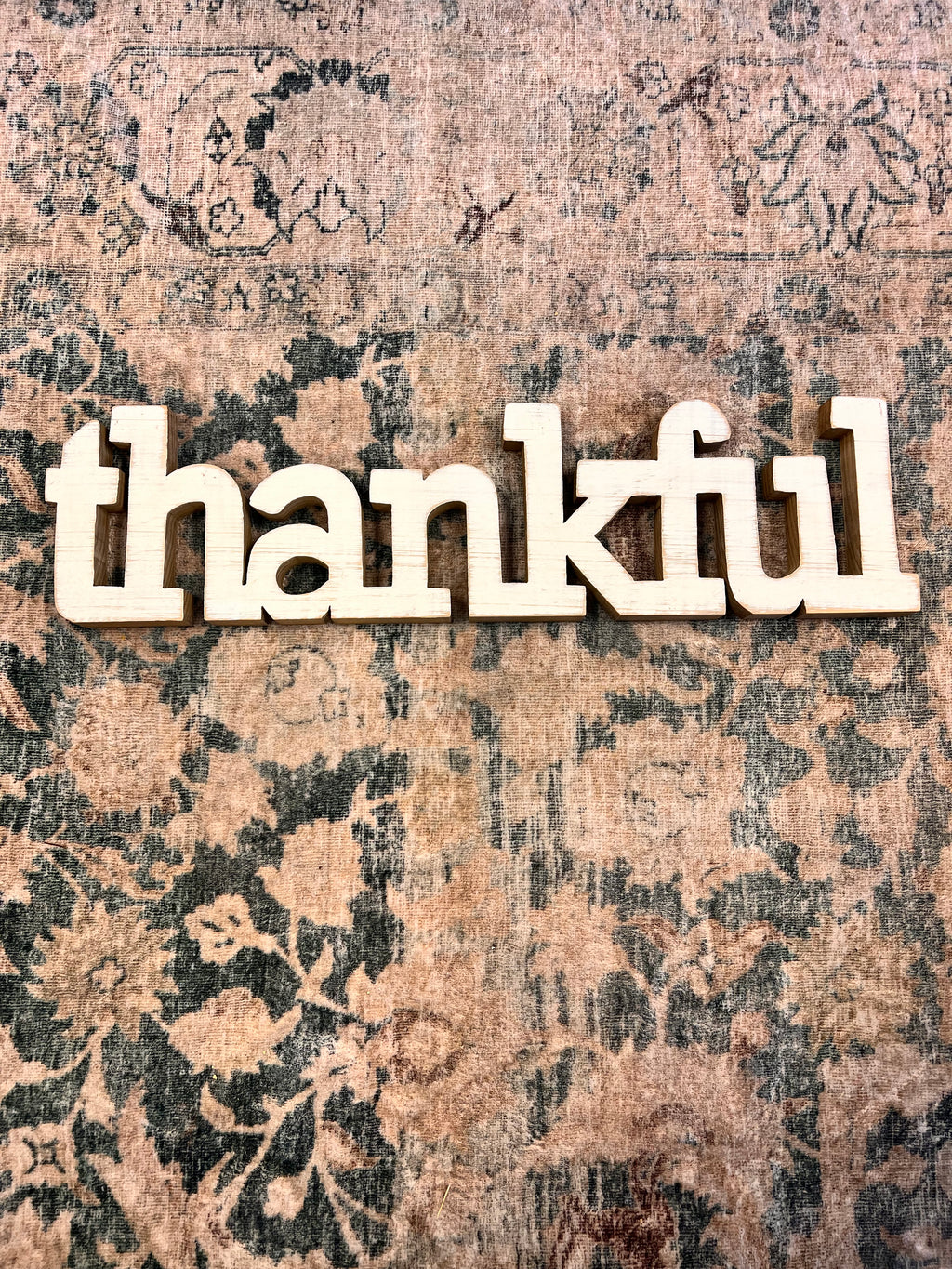 Rustic Thankful Sign