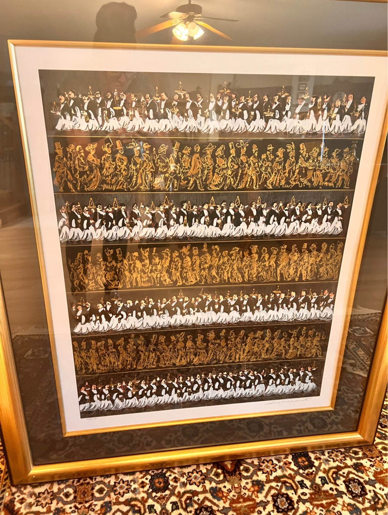 Guy Buffet Ball of the Century Limited Edition Framed Lithograph Signed & Numbered