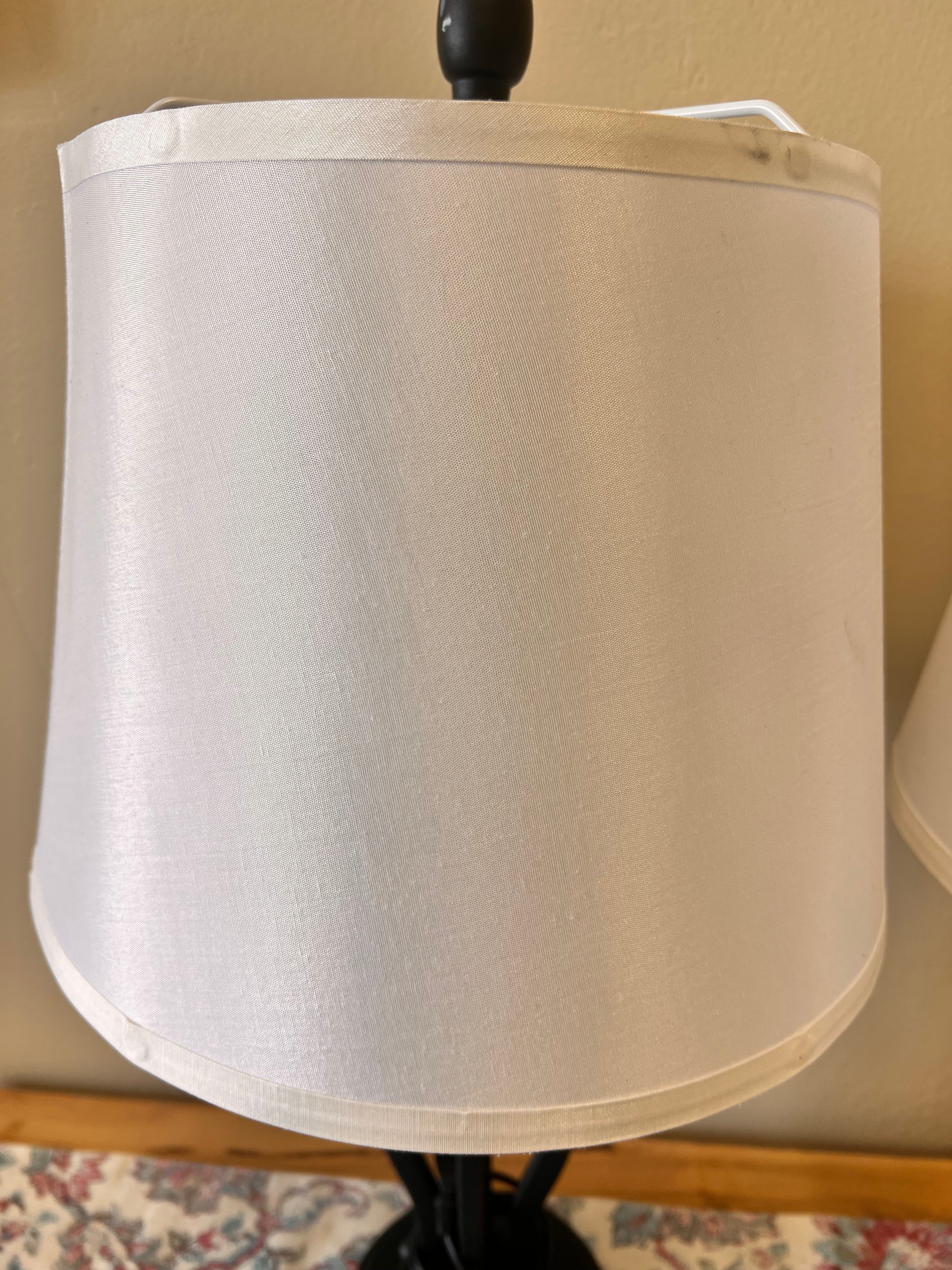 Black Table Lamp Set