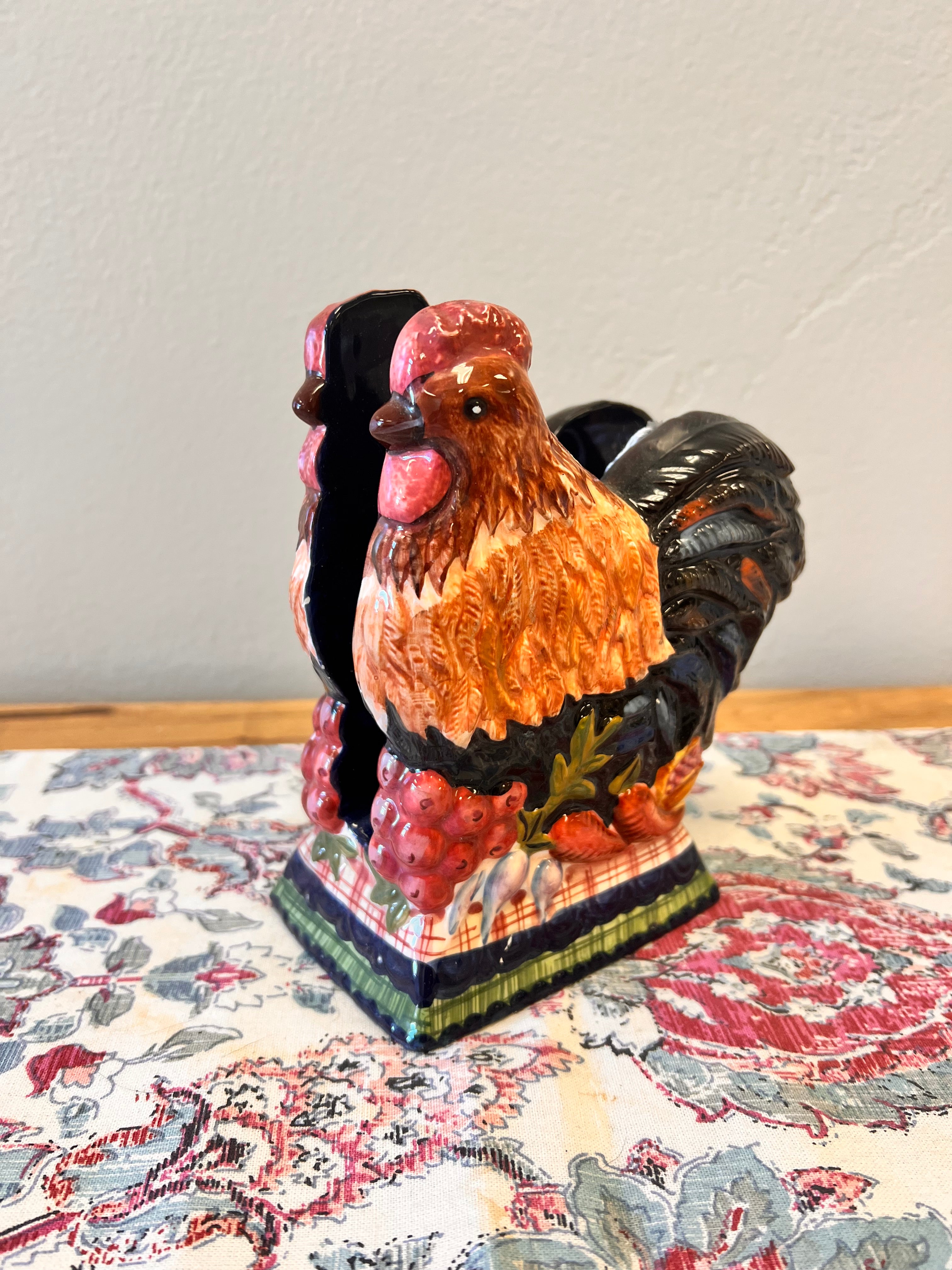The Stonehouse Farm Collection Hen Napkin Holder