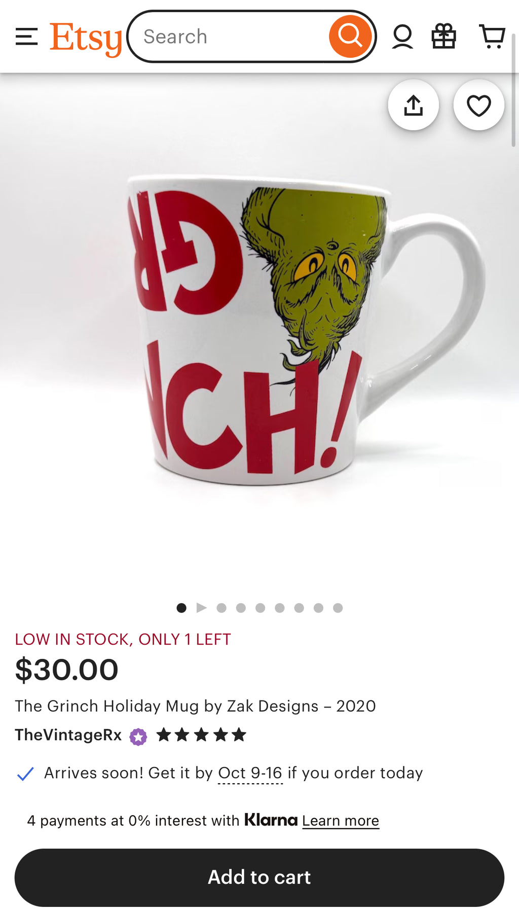 Holiday Coffee/Tea Mug Set