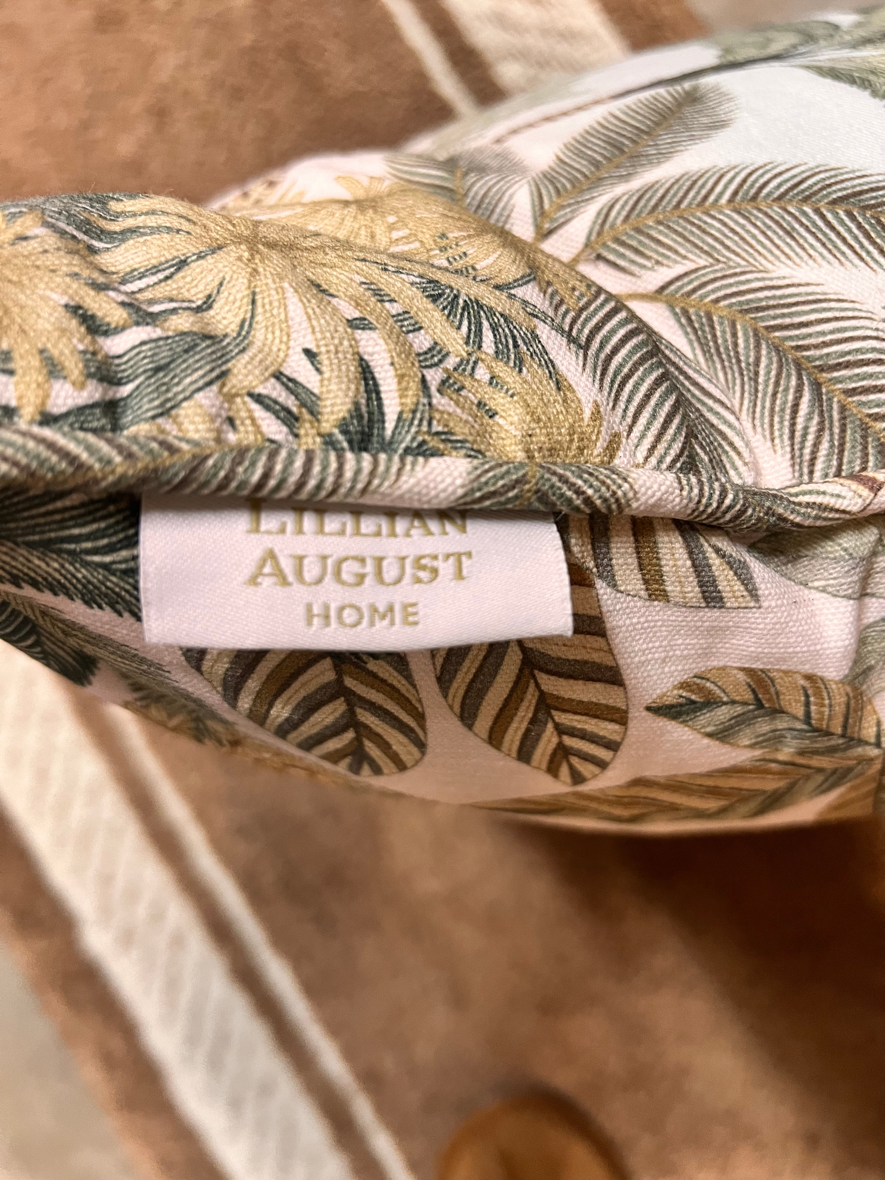 Lillian August 18”x18” Throw Pillow Cover & Down Insert