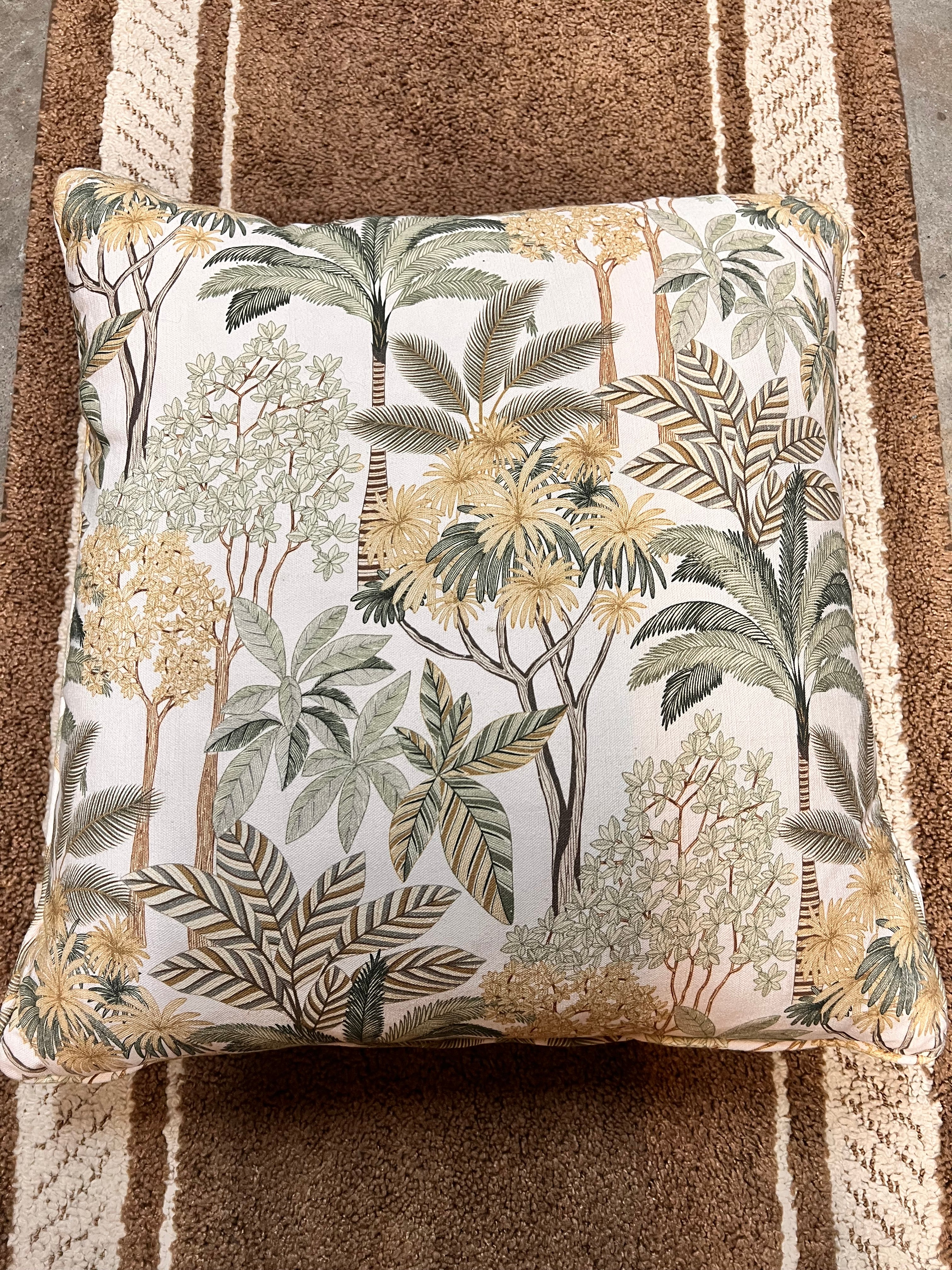 Lillian August 18”x18” Throw Pillow Cover & Down Insert