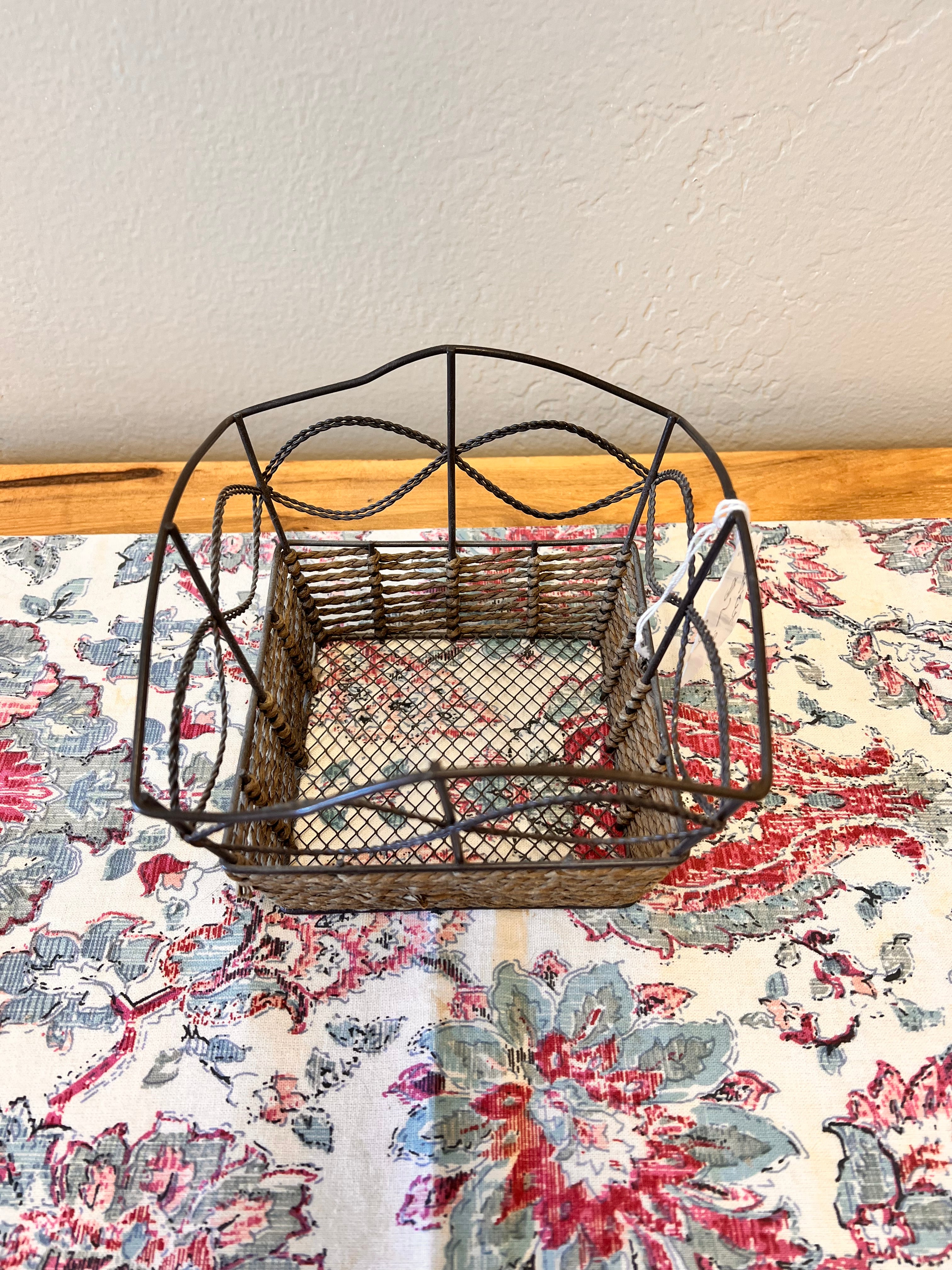 Metal Basket Decor