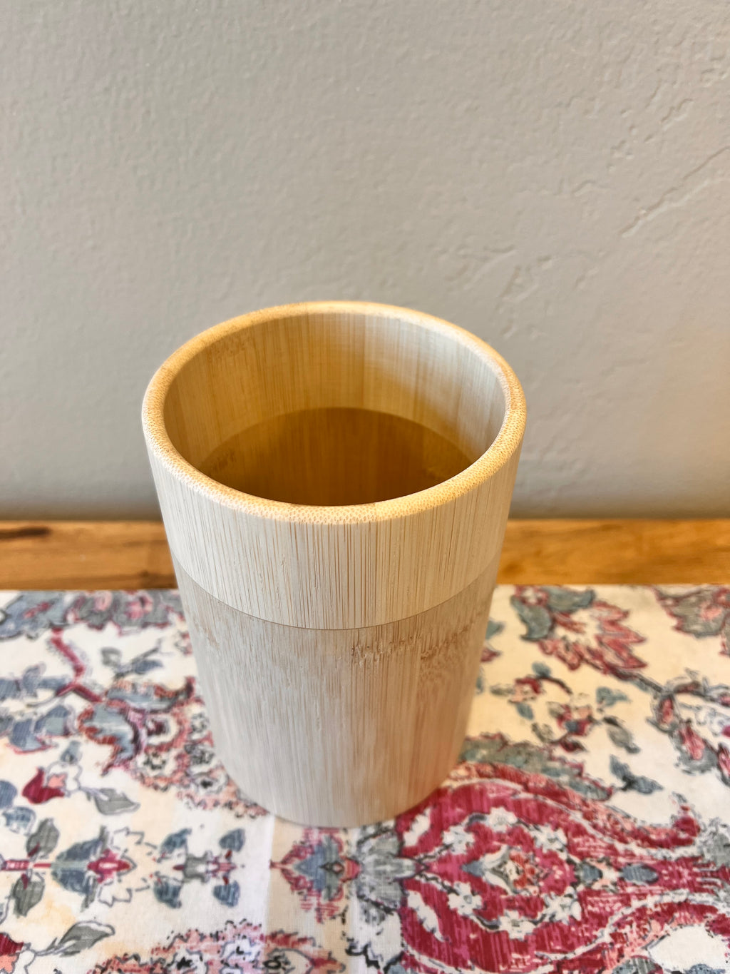 Bamboo Utensil Holder Set