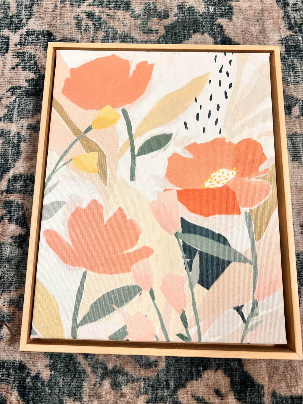 Floral Framed Canvas 2