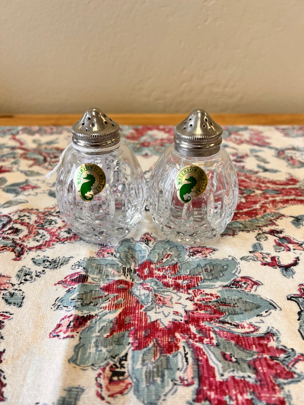 Waterford Round Crystal Shaker Set