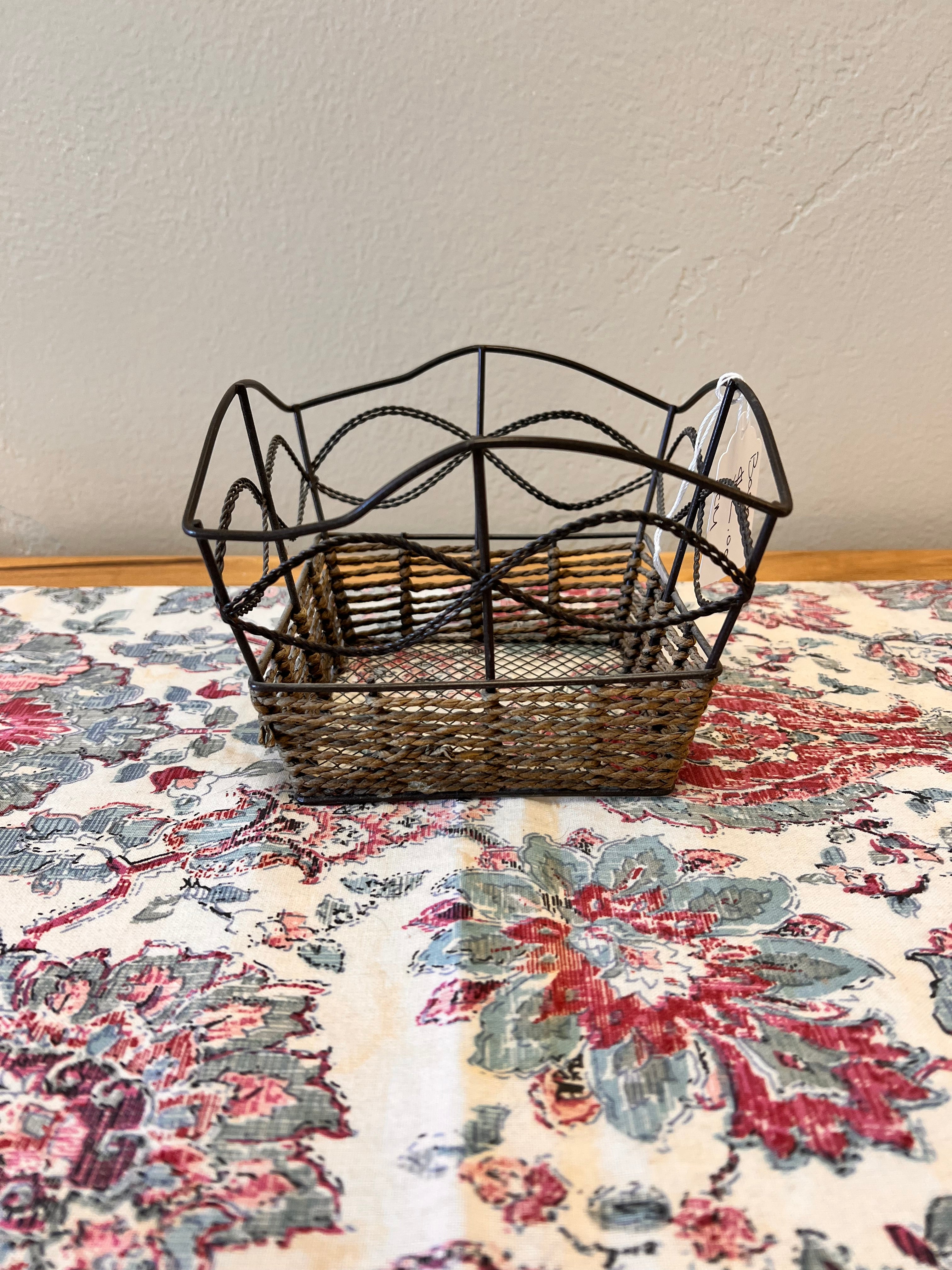 Metal Basket Decor