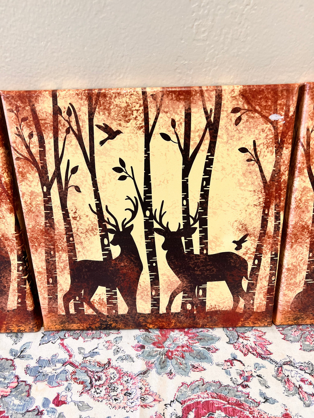 Animal Square Canvas Set of 3