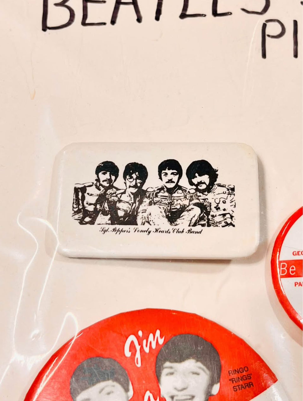 VTG Beatles Pins