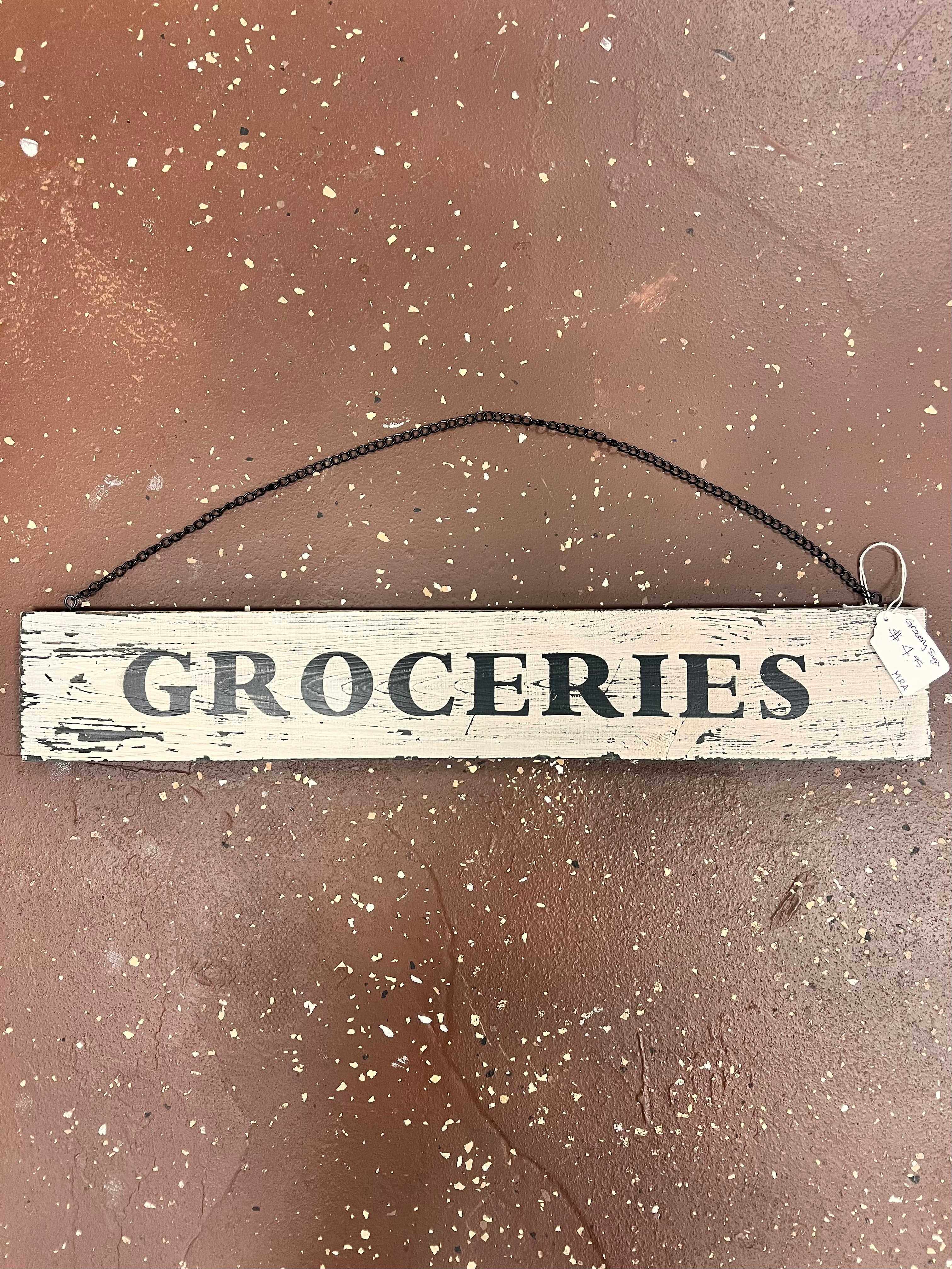 Groceries Sign