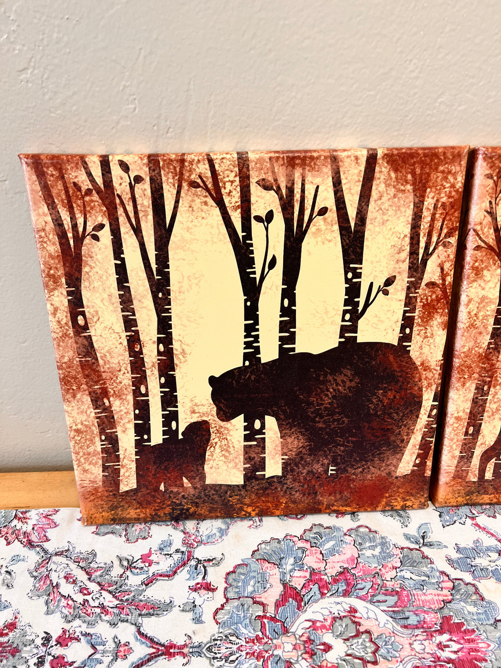 Animal Square Canvas Set of 3