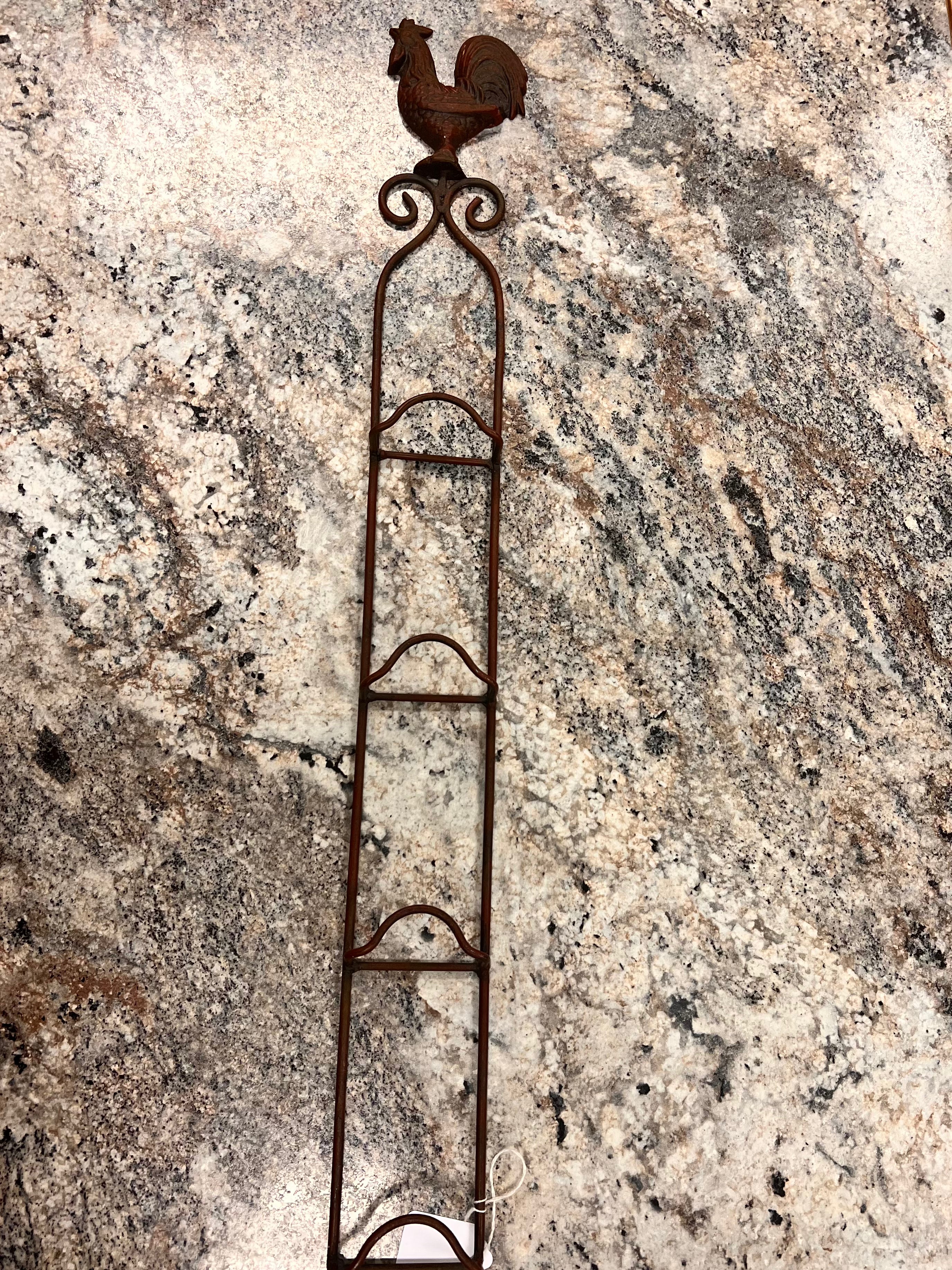 Rooster Plate Holder