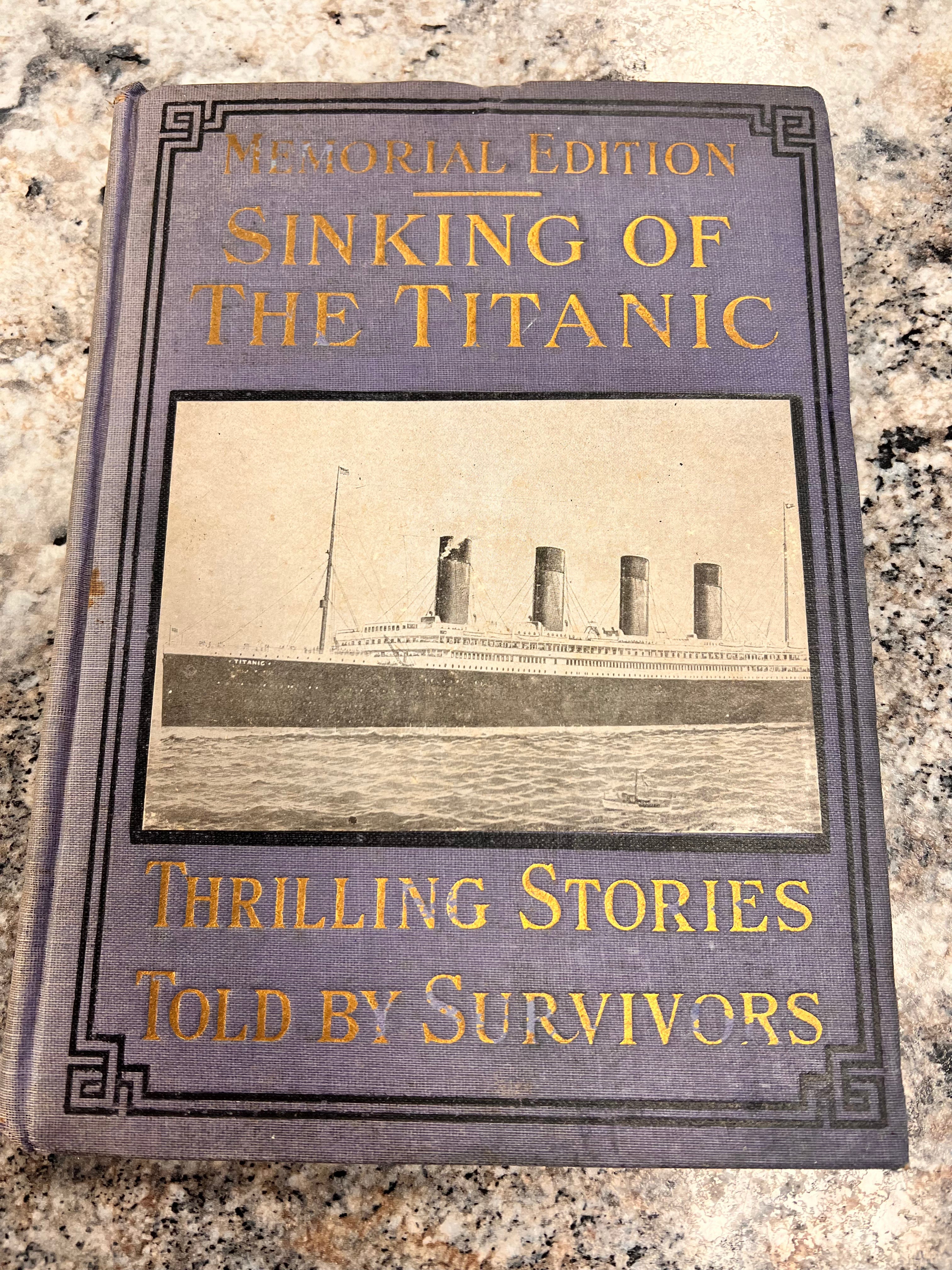 1912 Titanic Book