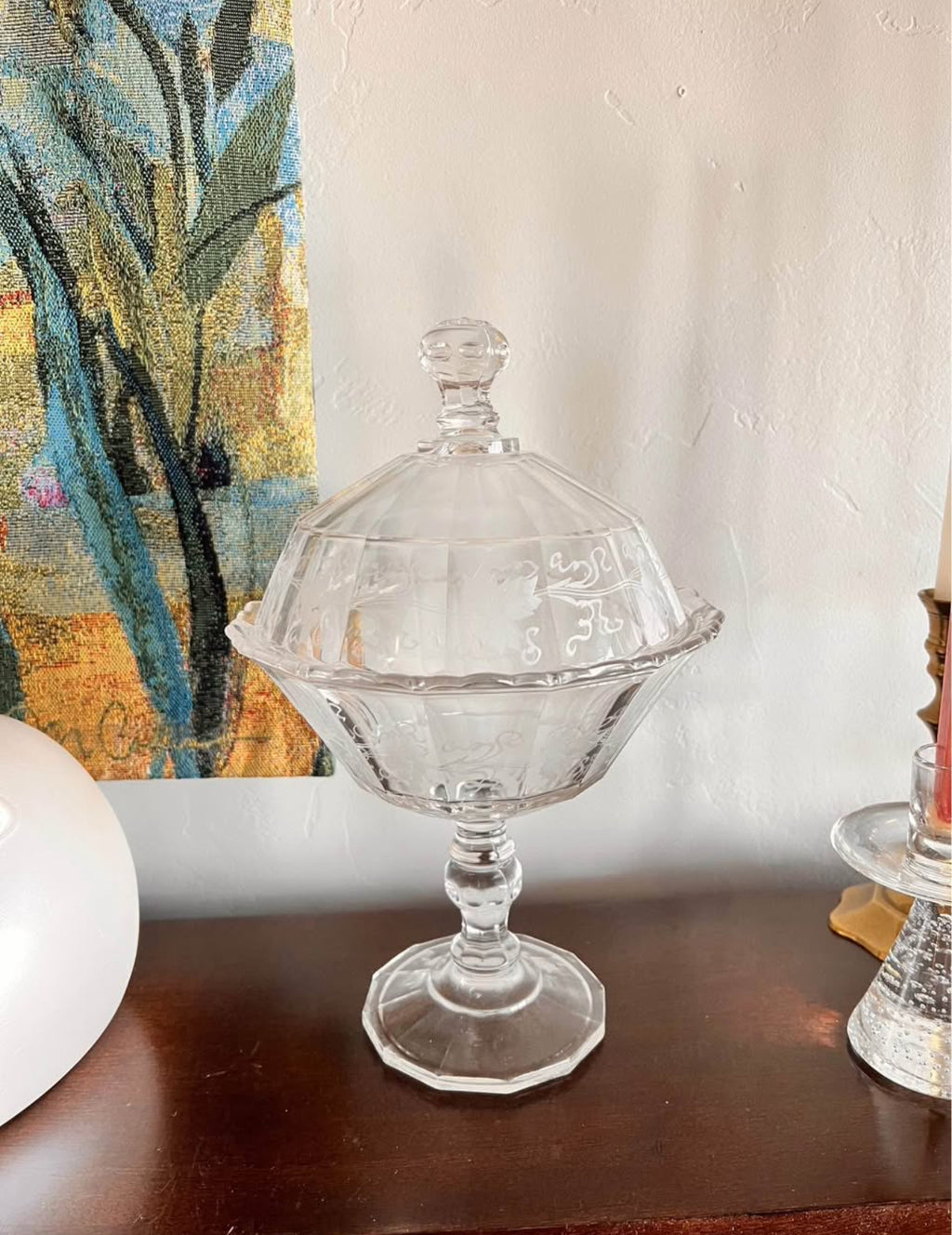 Antique Pedestal Dish