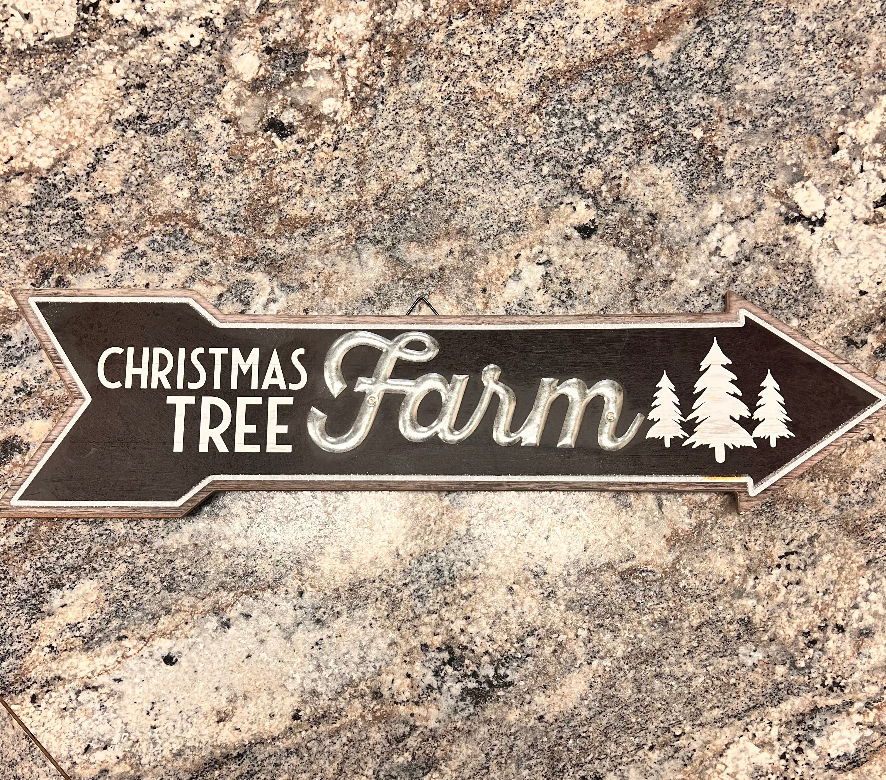 Christmas Tree Sign