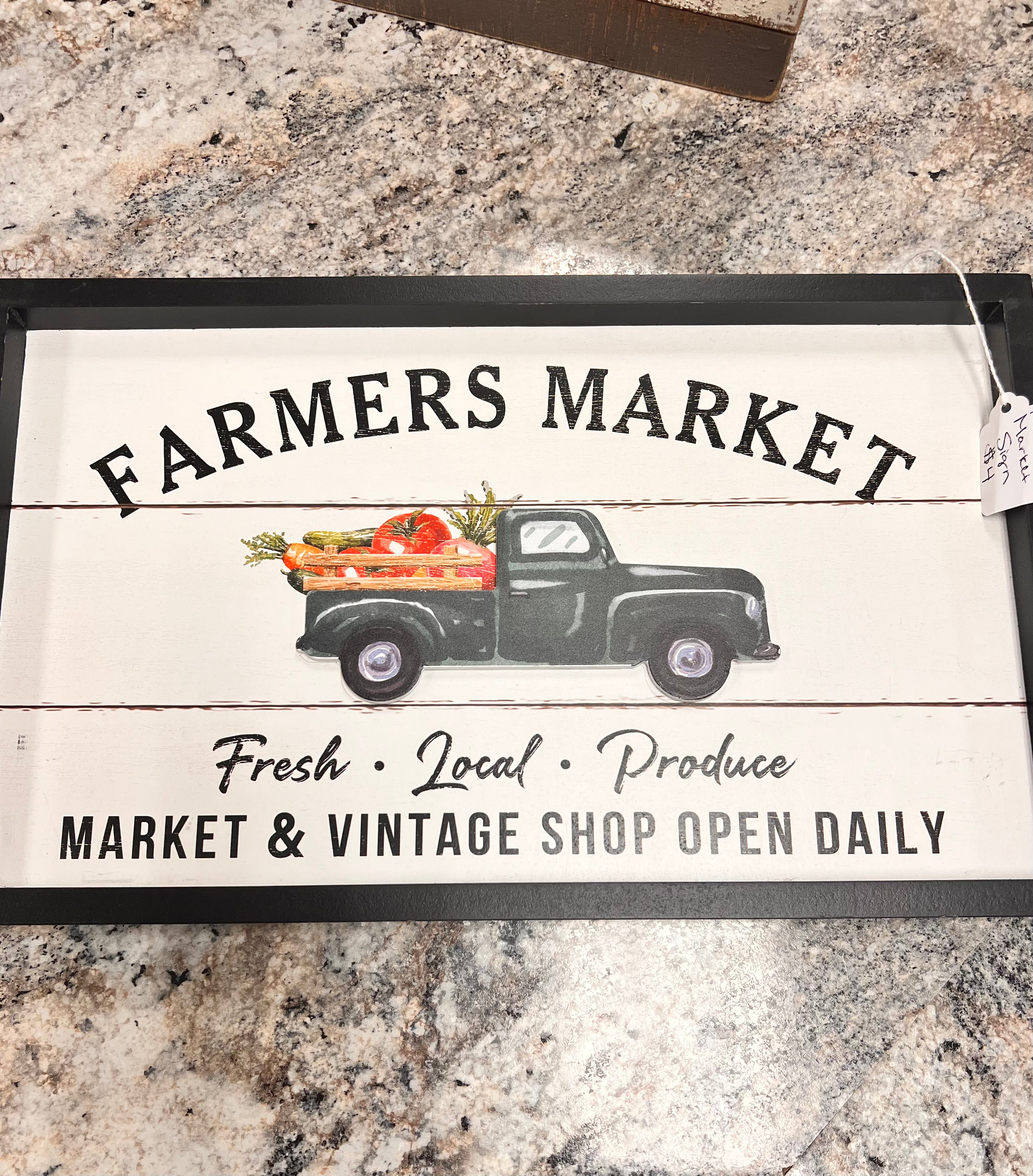 Farmers Market Sign