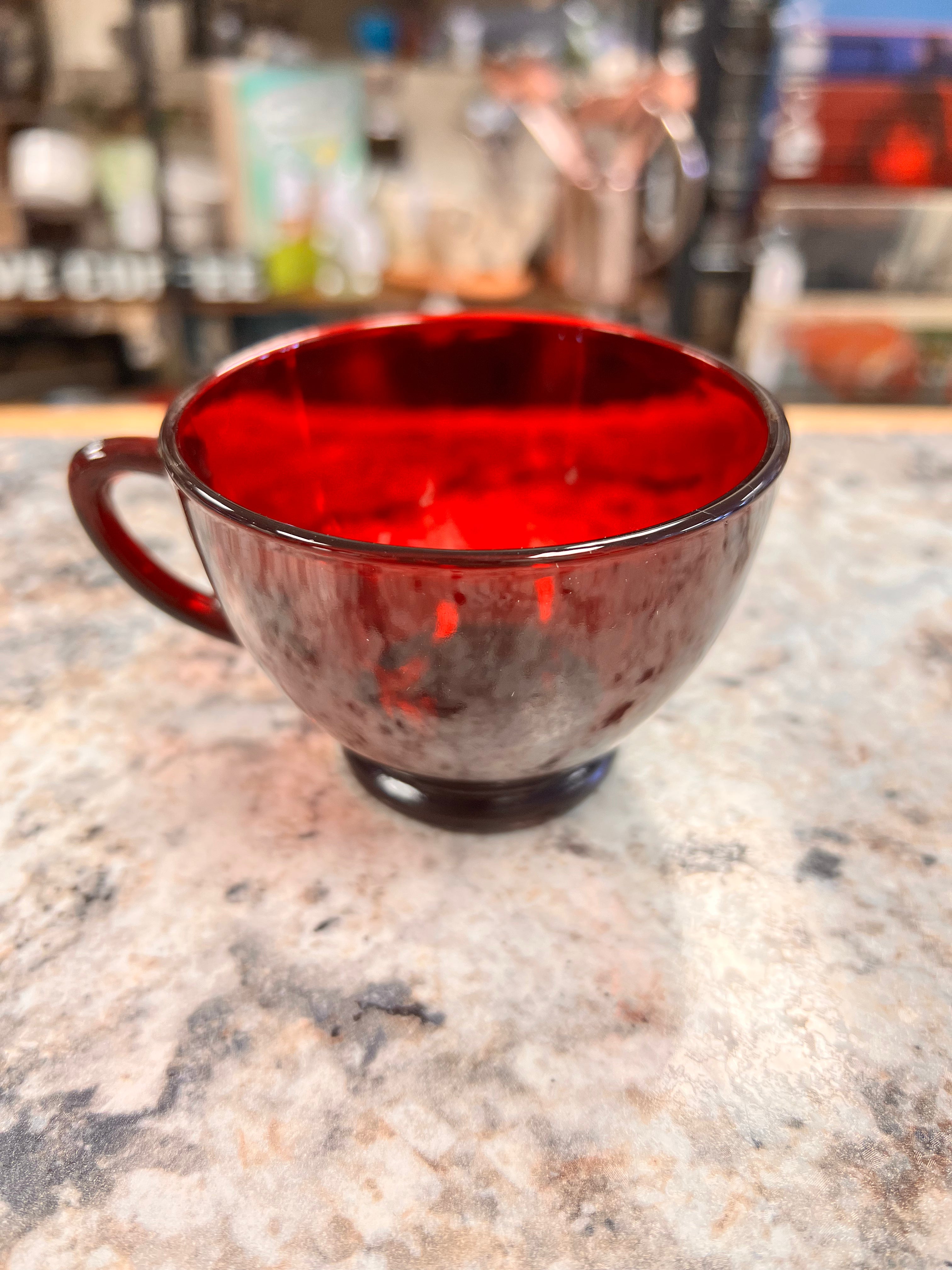 Ruby Tea Cup