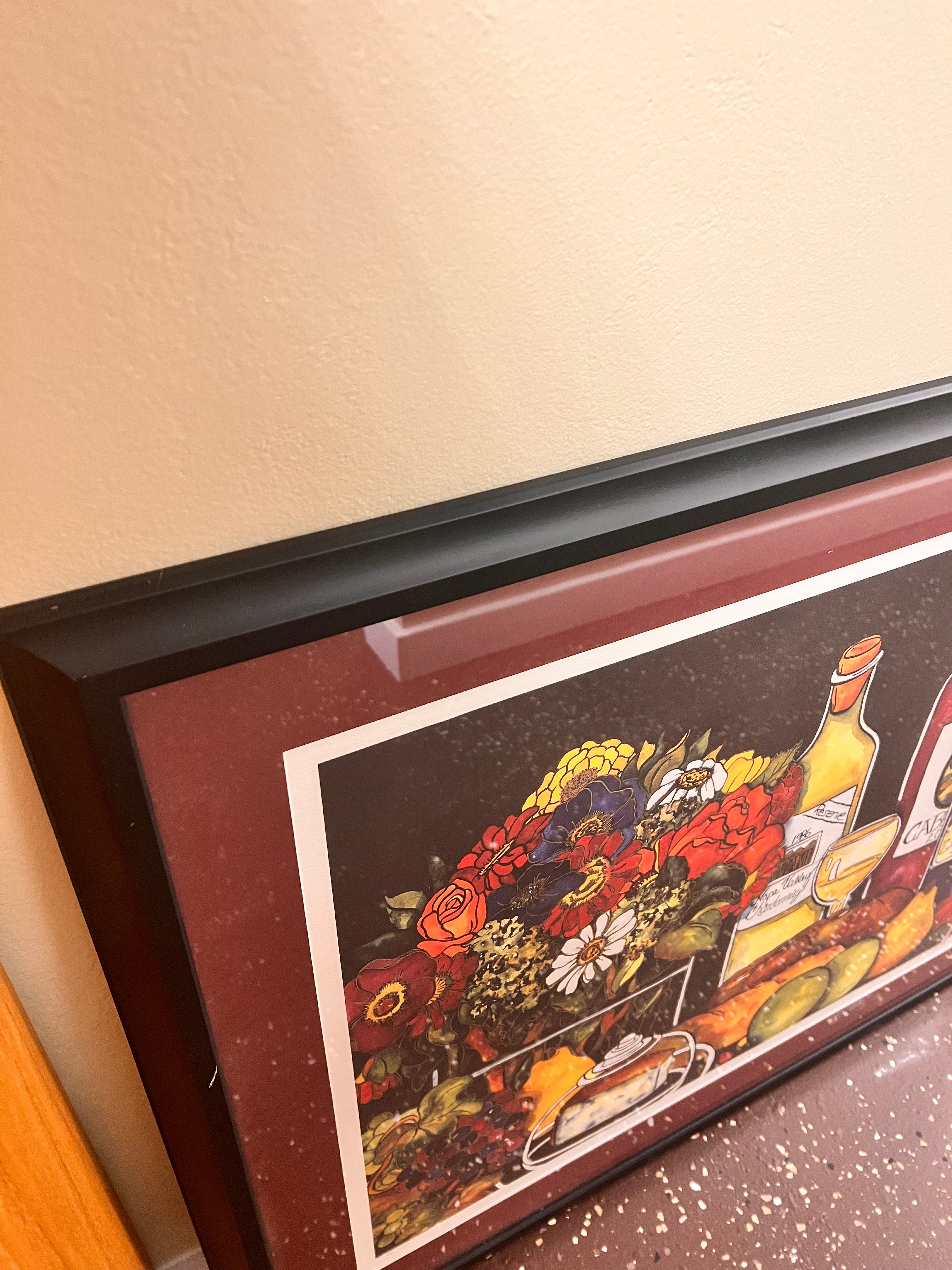 Beautiful Framed Art Print 30”x36” Signed Kate Larsson