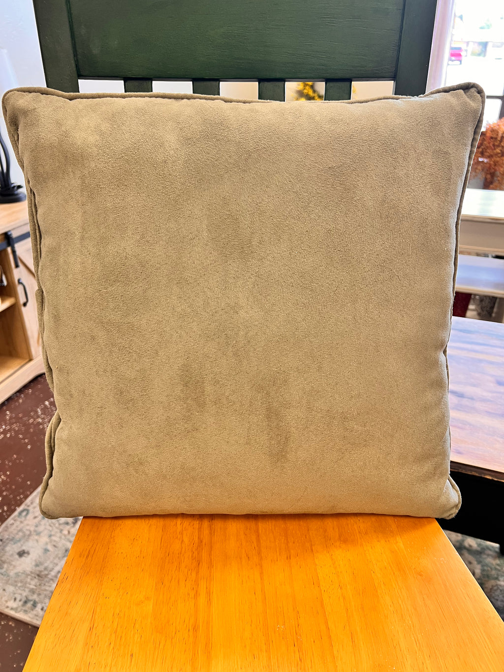 Brown/Gray Chevron Pillow