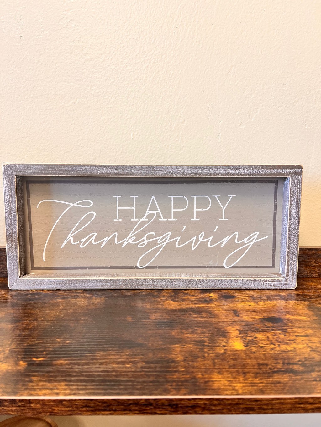 Happy Thanksgiving Sign